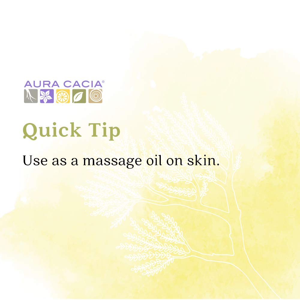 Aura Cacia Ready-to-Use Frankincense Essential Oil in Fractionated Coconut Oil โ 4 fl oz | GC/MS Tested