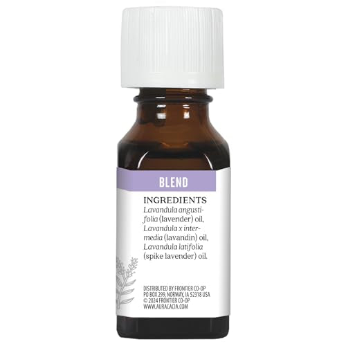 Aura Cacia Lavender Harvest Pure Essential Oil Blend 0.5 oz