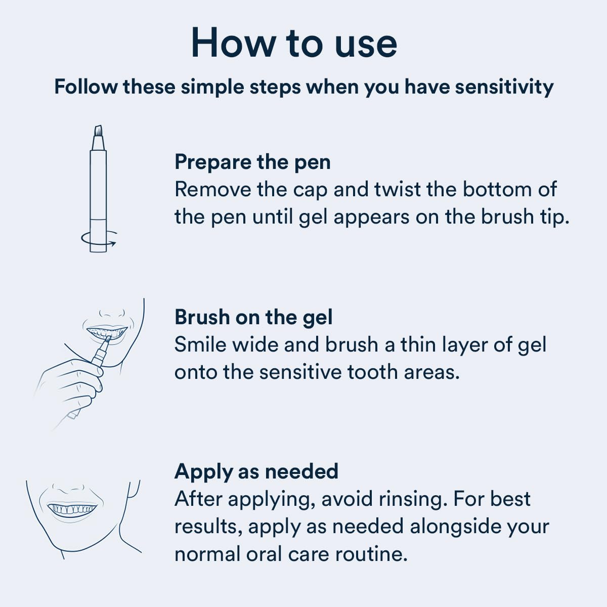 Auraglow Sensitive Teeth Relief Serum Gel โ Reduces Tooth Sensitivity, 4ml