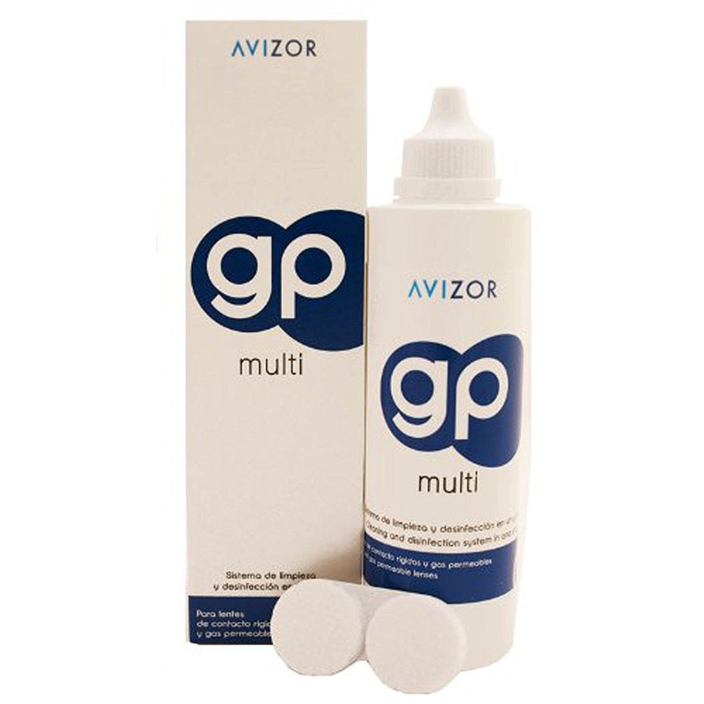 Avizor GP Multi 240ml โ All-in-One Contact Lens Solution for Rigid & Gas-Permeable Lenses
