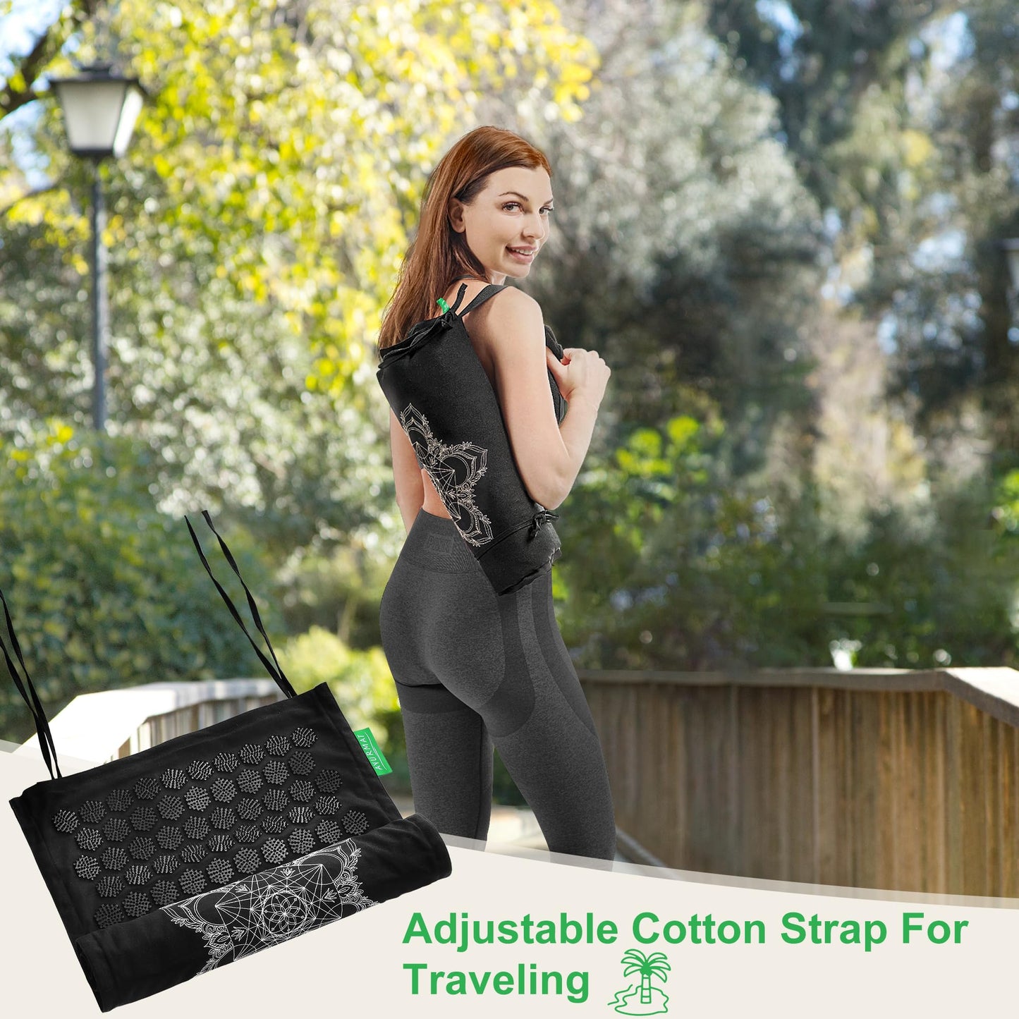 AyurMat Acupressure Mat & Pillow Set โ Full Body Pro Kit