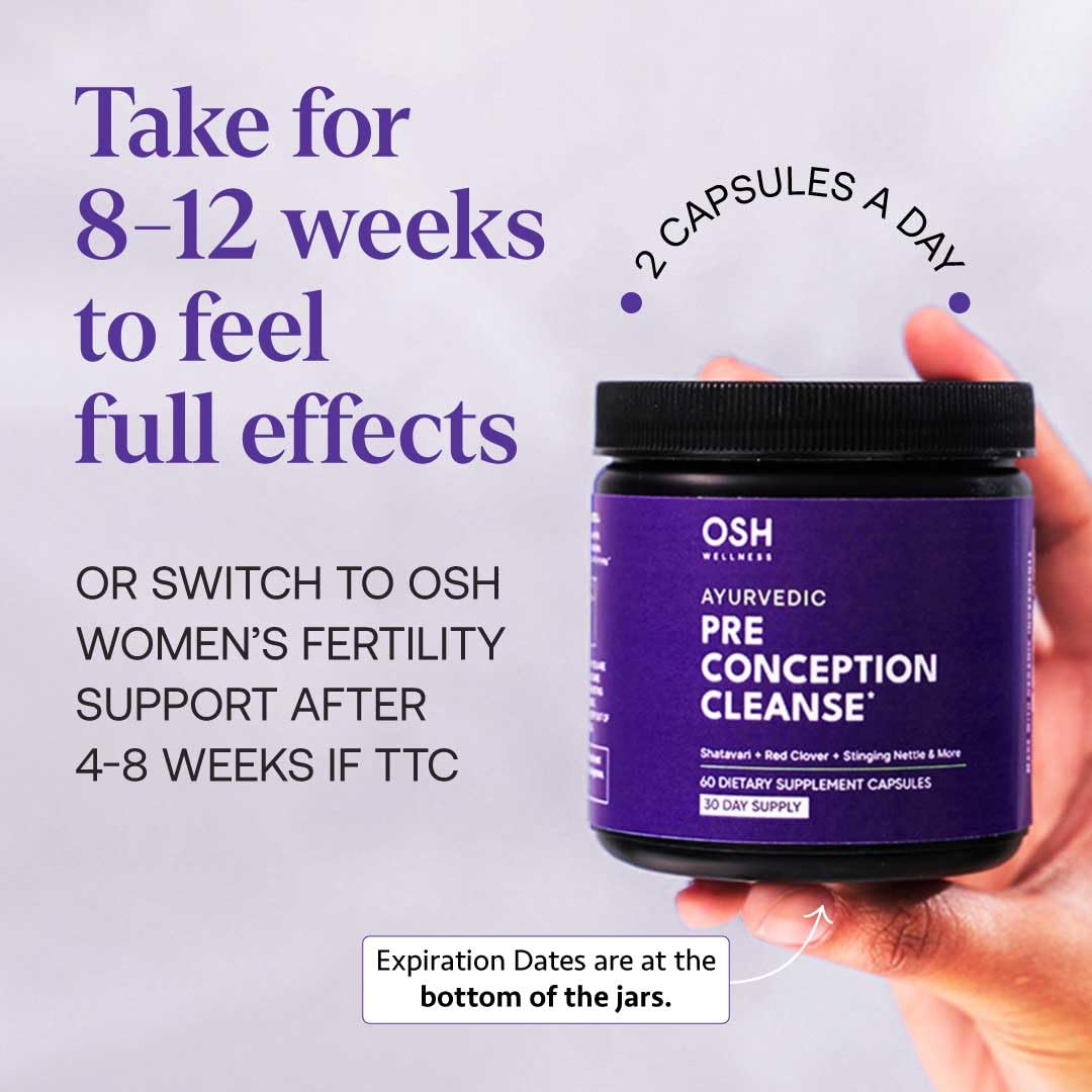 Ayurvedic Preconception Cleanse โ Ovarian & Uterus Support | 30 Day Supply
