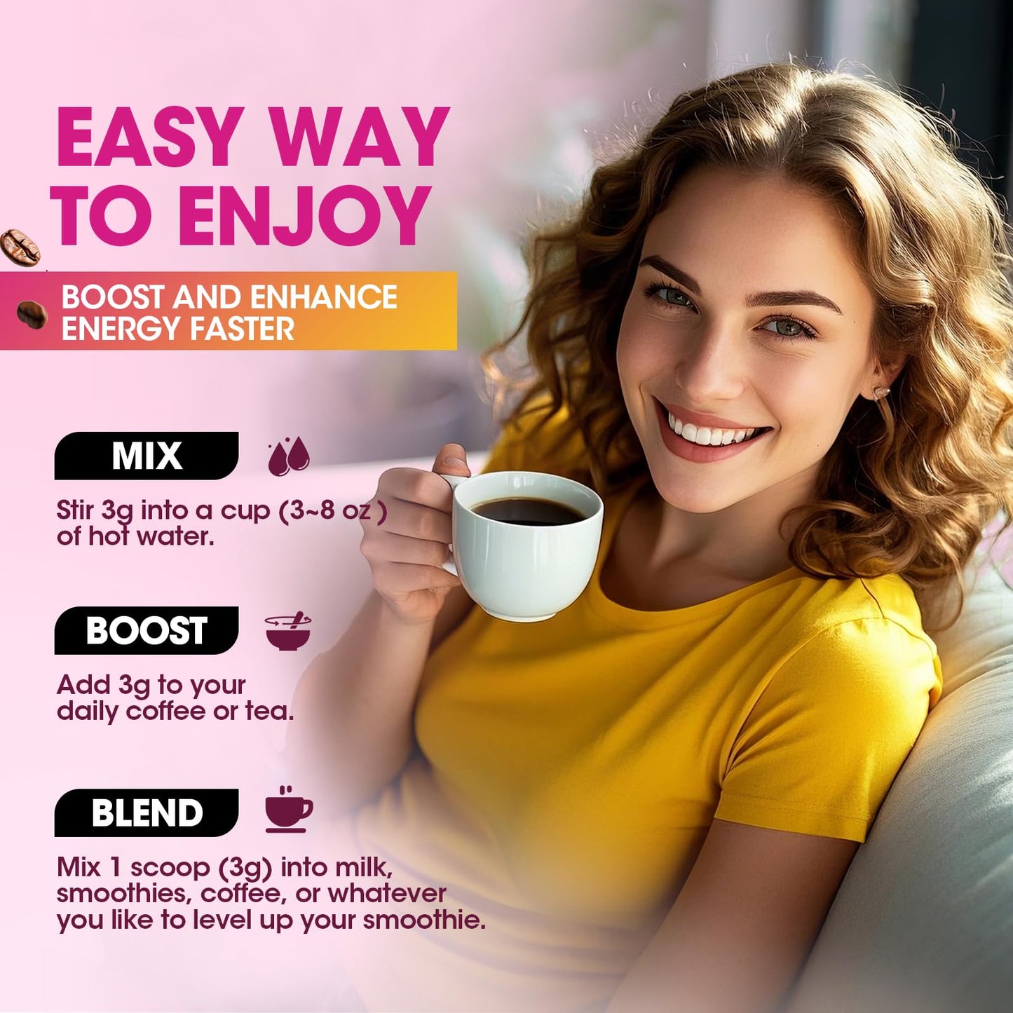 B BEWORTHS Slim Mushroom Coffee Powder โ 10-Mushroom Blend with Ashwagandha, L-Theanine, and Prebiotics