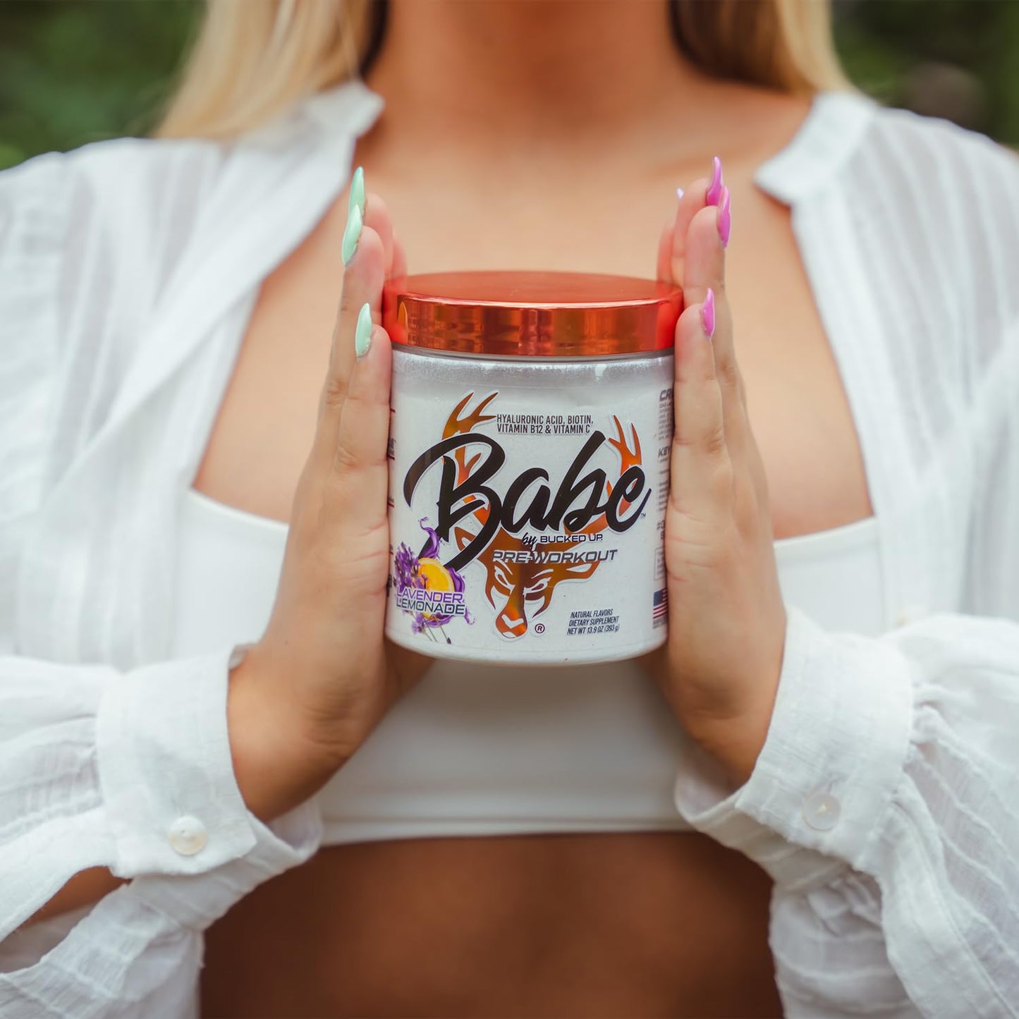 Babe Pre Workout for Women – Lavender Lemonade | 30 Servings, 13.9 oz
