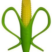 Baby Banana Corn Cob Toothbrush โ Training Teether for Baby (Made in USA)