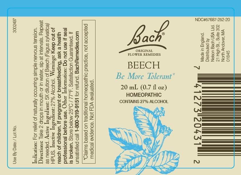 Bach Original Flower Remedies 2-Pack โ Beech & Rock Water (Have Tolerance), 20mL Dropper x2 โ Vegan