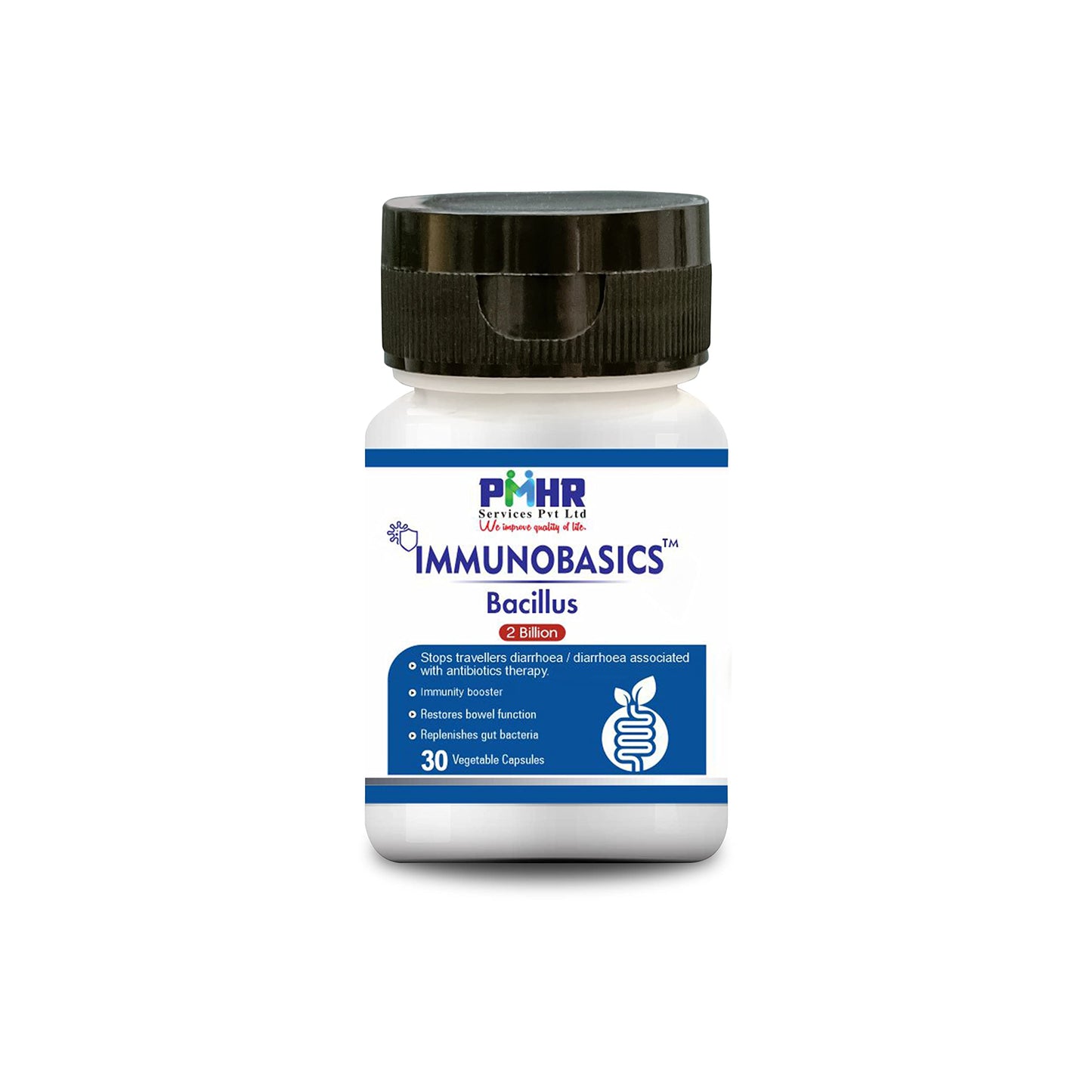 Bacillus Clausii 2B CFU Probiotics Capsules | Digestive Health | 30 Veg Capsules