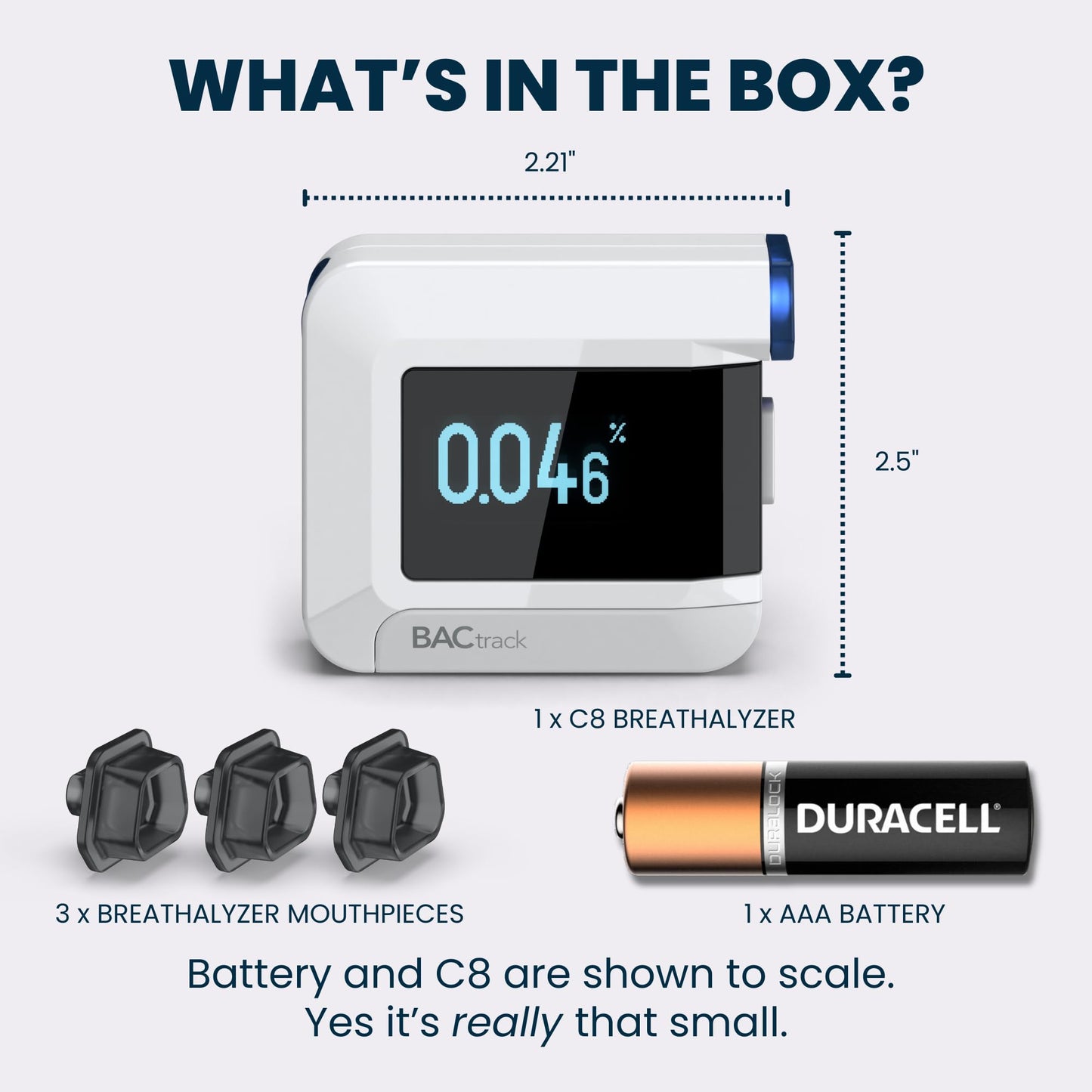 BACtrack C8 Breathalyzer โ Pro-Grade Accuracy & Wireless Connectivity