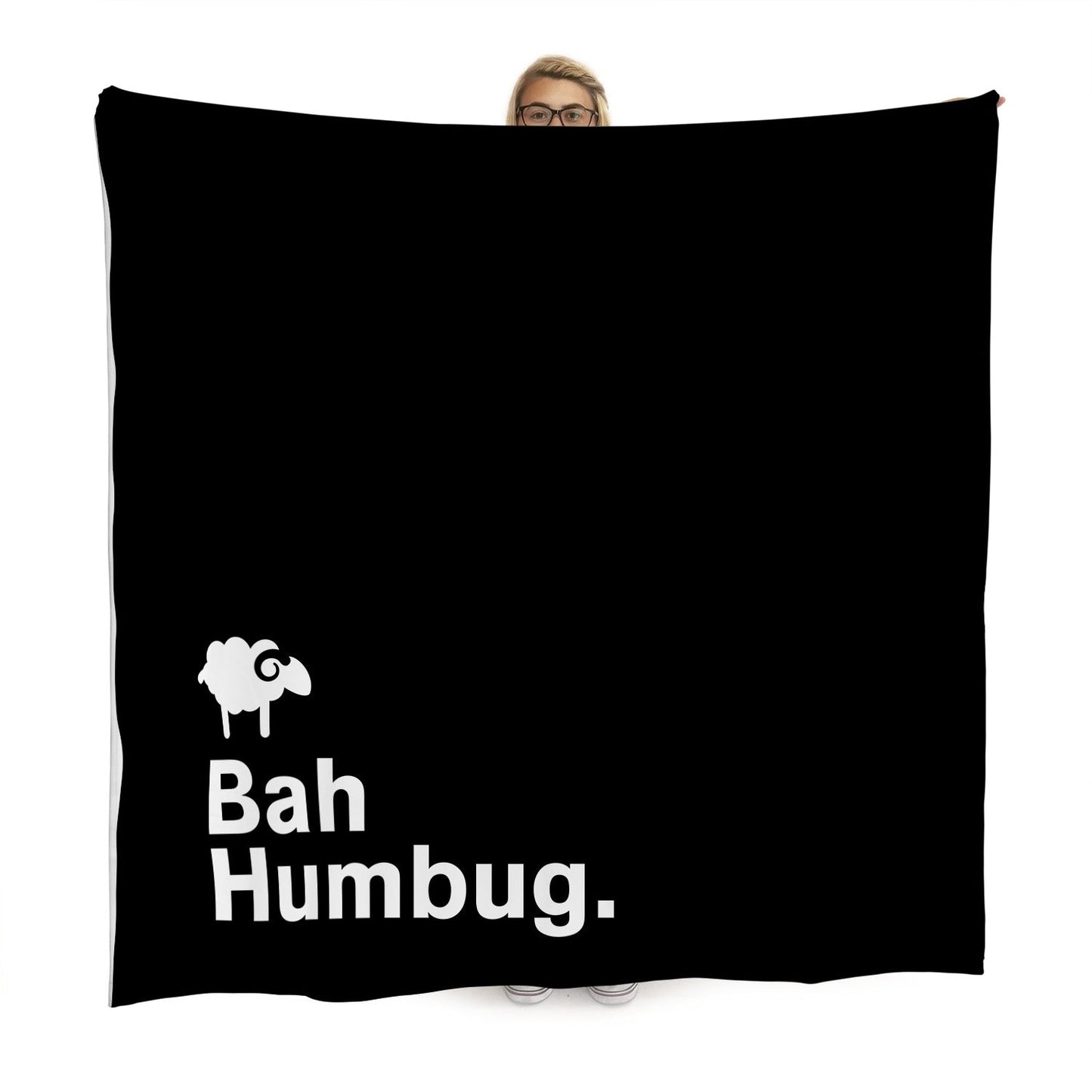 Bah Humbug - Xmas - Fleece Blanket