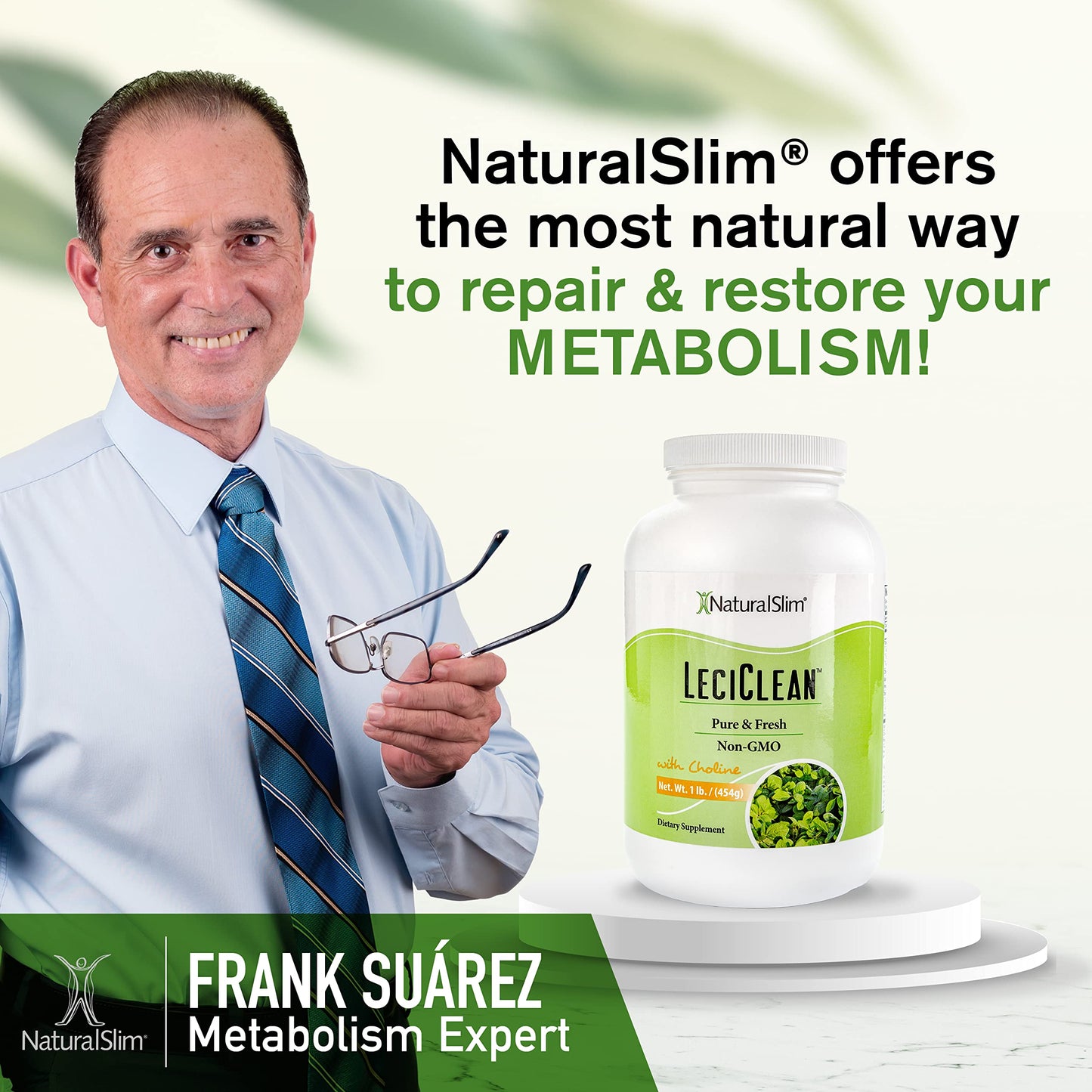 NaturalSlim Soy Lecithin Granules with Choline โ Pure, Non-GMO Lecithin Powder (1 lb) for Brain, Heart & Liver Support