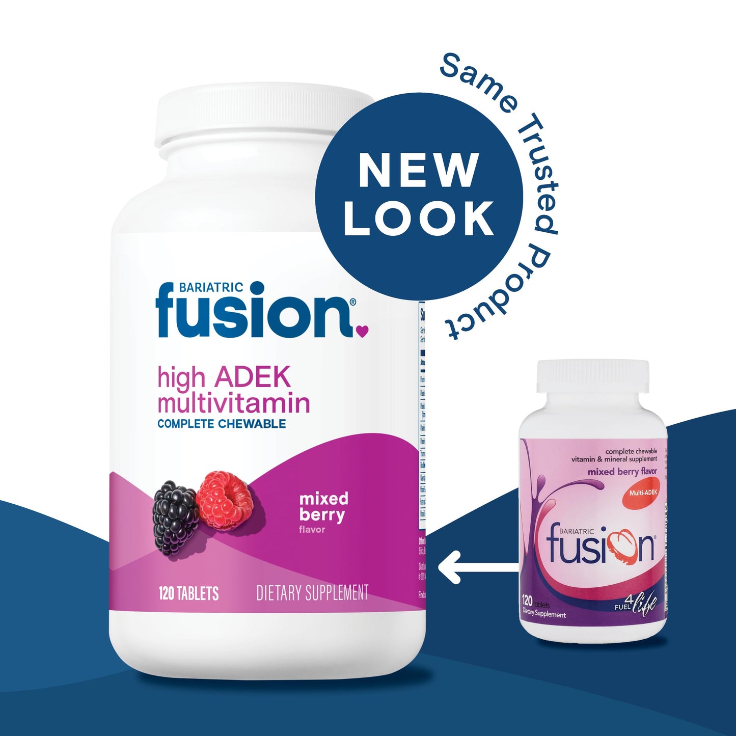 Bariatric Fusion Chewable Multivitamin β High ADEK for Duodenal Switch | Mixed Berry Flavor