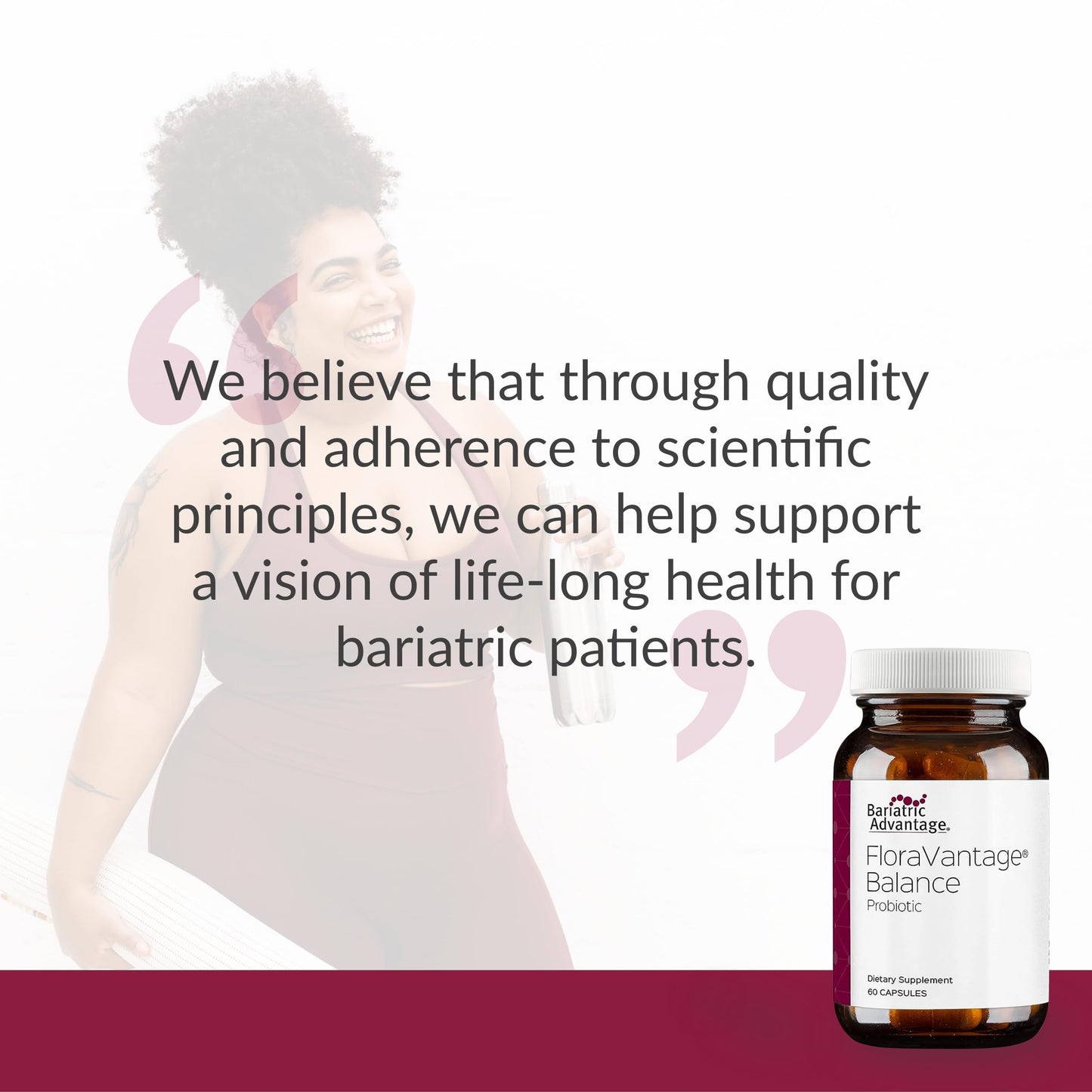 Bariatric Advantage FloraVantage Balance Capsules โ Probiotic for Bariatric Surgery Patients (60 Count)