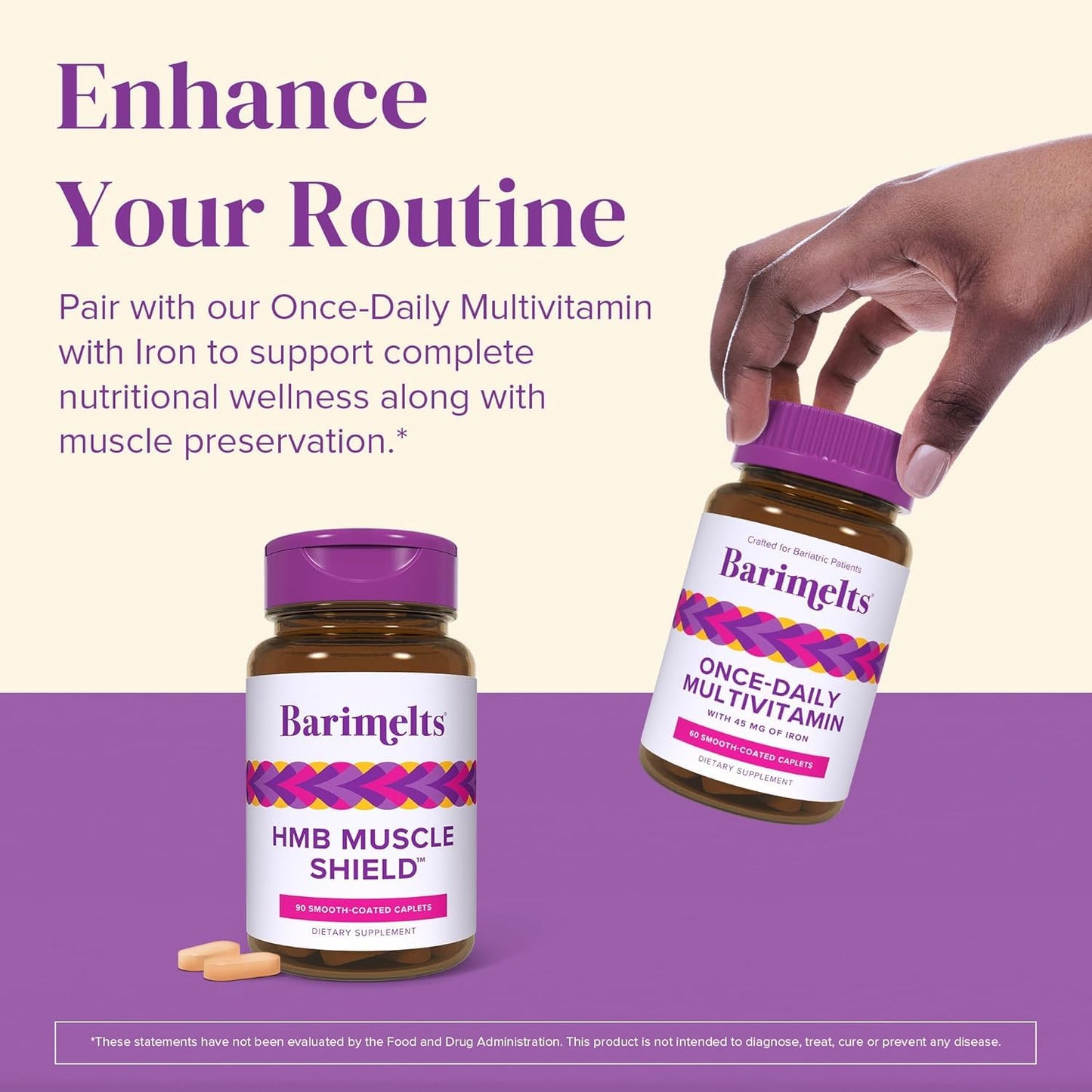 Barimelts HMB Muscle Shield for GLP-1 & Bariatric Patients β 90 Caplets