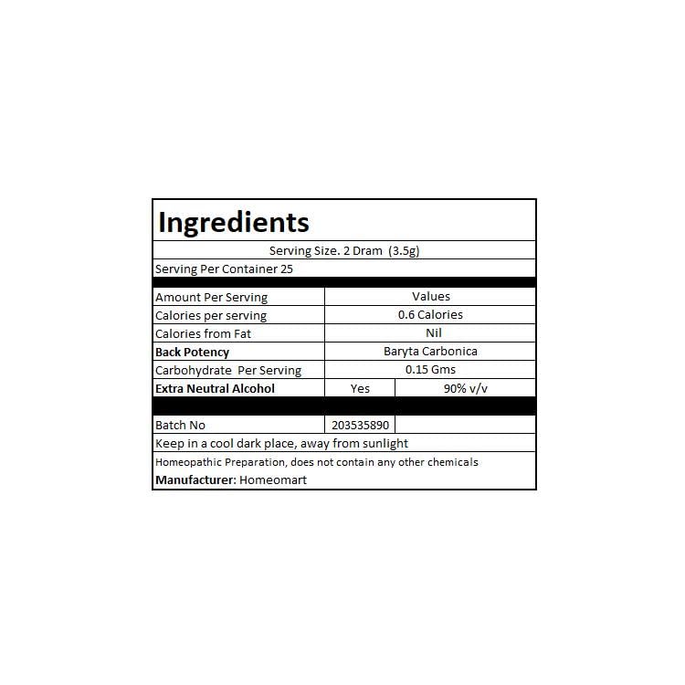 Homeomart Baryta Carbonica Pellets 200C โ Pack of 3
