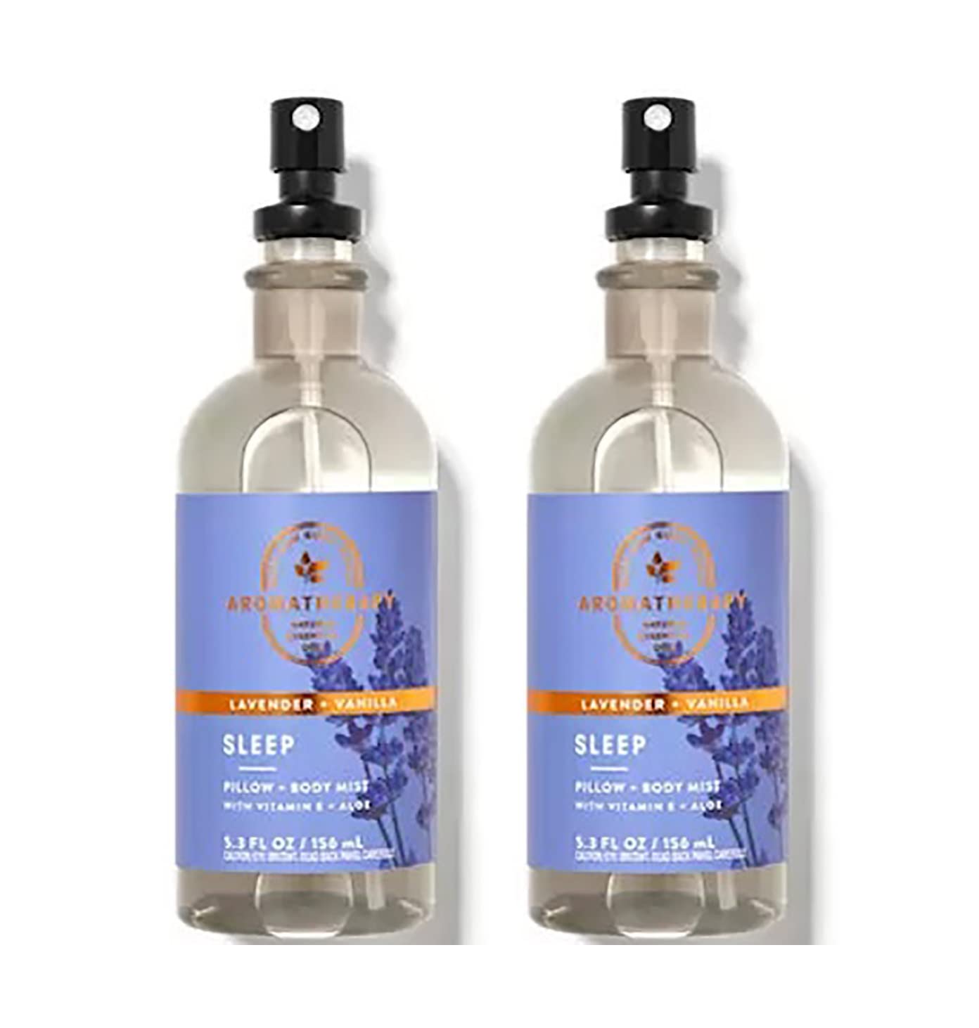 Bath & Body Works Aromatherapy Lavender Vanilla Pillow Mist โ 5.3 Fl Oz (2-Pack)