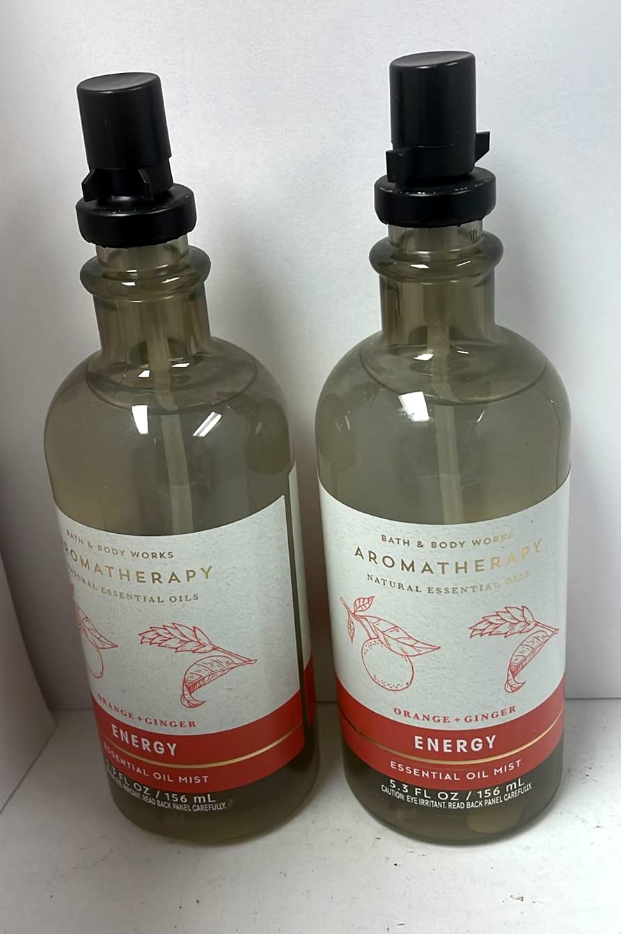 Bath & Body Works Aromatherapy Pillow Mist โ 5.3 fl oz, 2-Pack (Orange & Ginger)