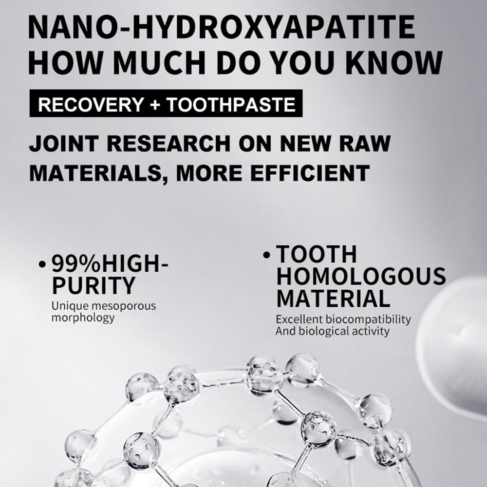 2-Pack 7.5% Hydroxyapatite Toothpaste โ Fluoride-Free for Sensitive Teeth