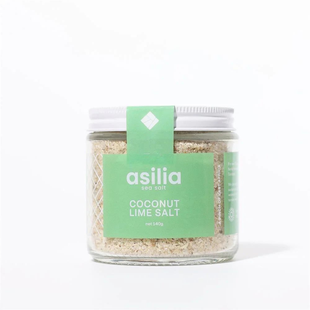 Coconut Lime Salt - The Zesty Blend - Asilia Salt - 140g