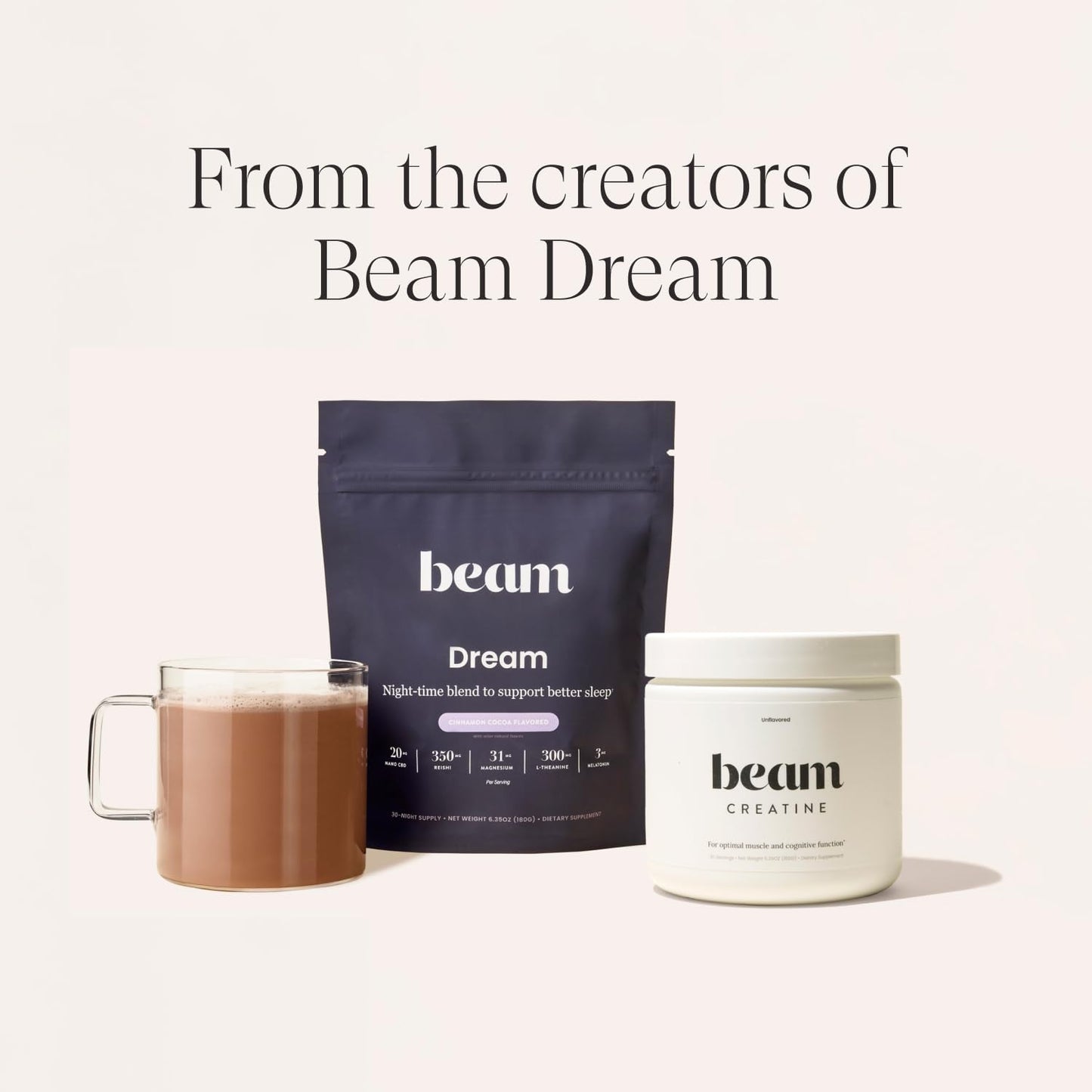 Beam Creatine Powder β Third-Party Tested, Micronized Creatine Monohydrate