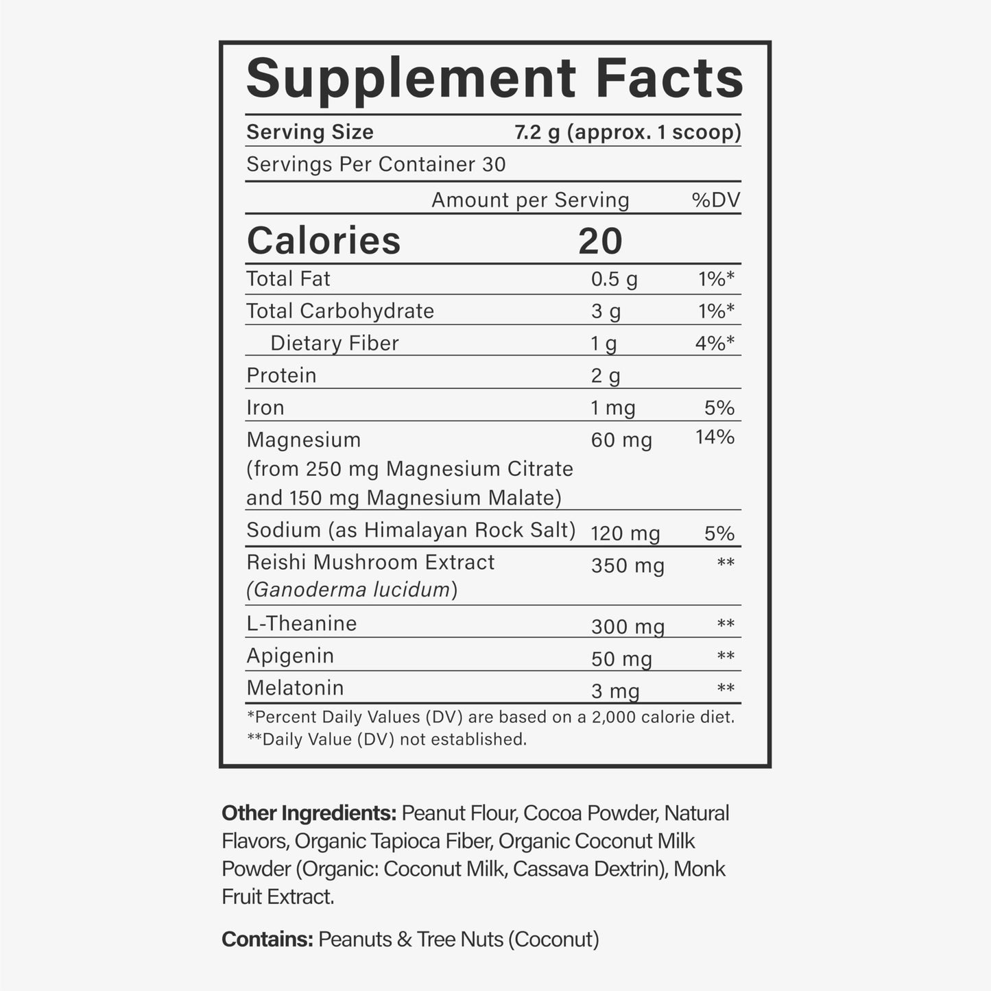 Beam Dream Sleep Powder โ L-Theanine, Apigenin, Reishi & Magnesium | 30 Servings | Non-GMO