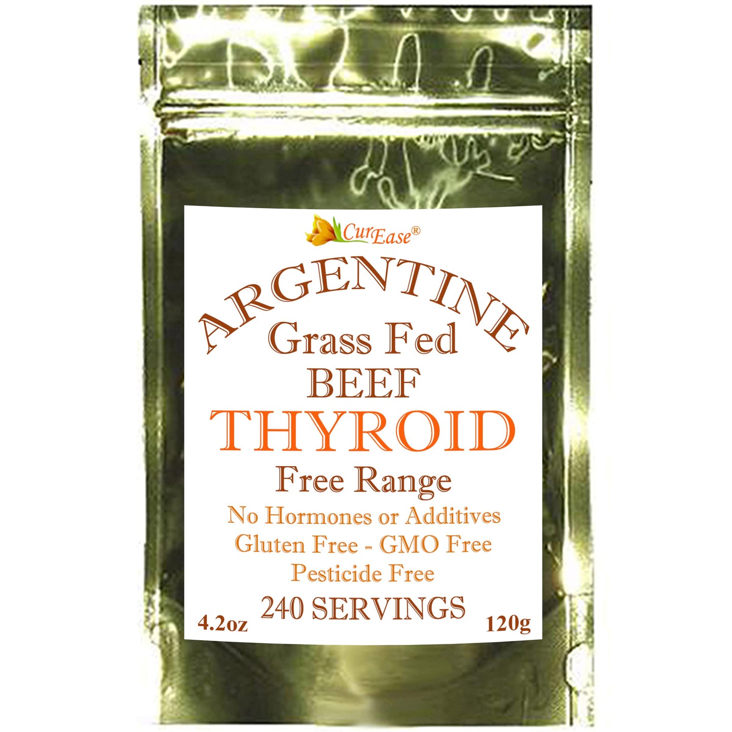 Beef Thyroid Powder โ Grass-Fed & Finished Argentine (4.2 oz)