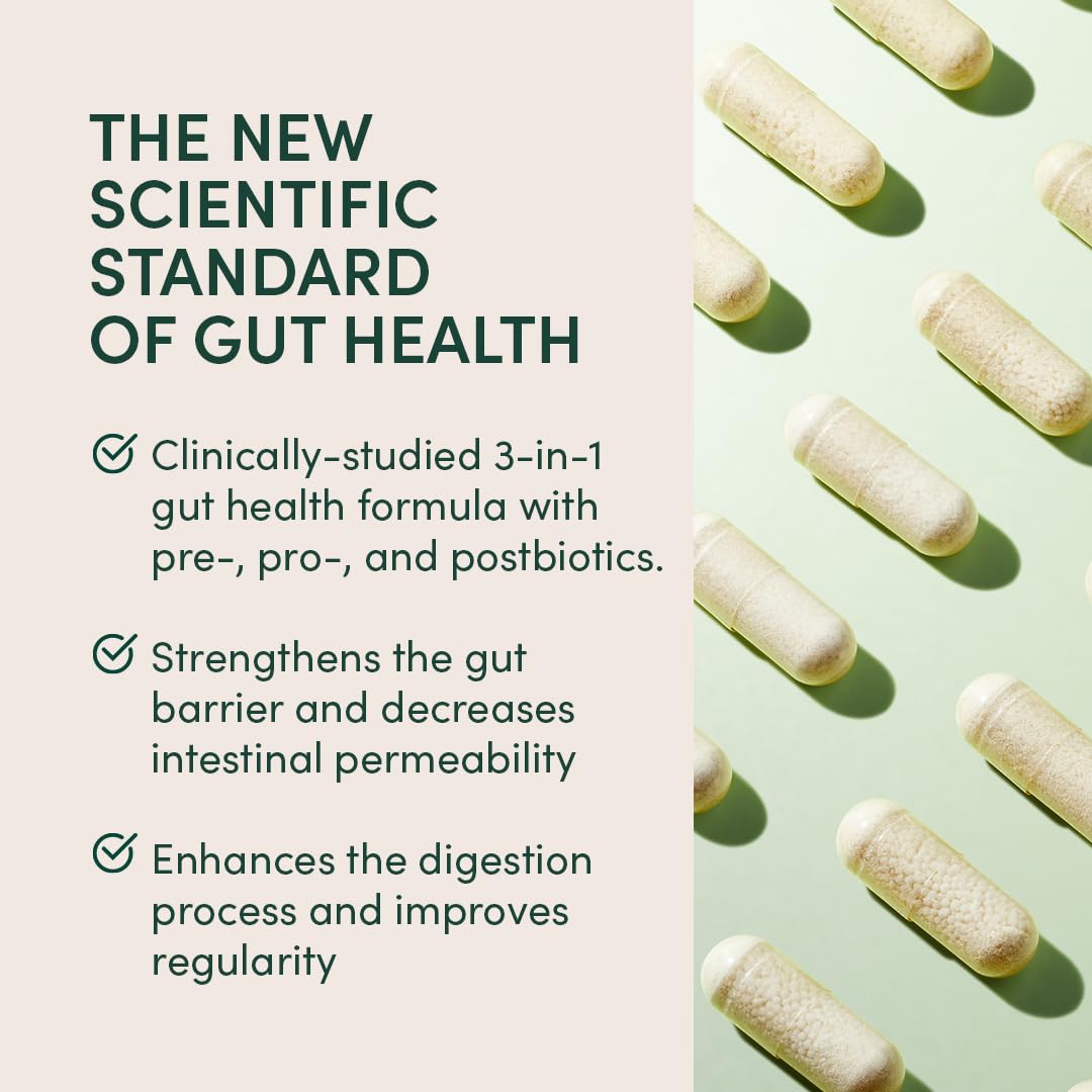 Beekeeper's Naturals Complete Gut Health โ 3-in-1 Probiotic, Prebiotic & Postbiotic (Gluten-Free, 20ct)