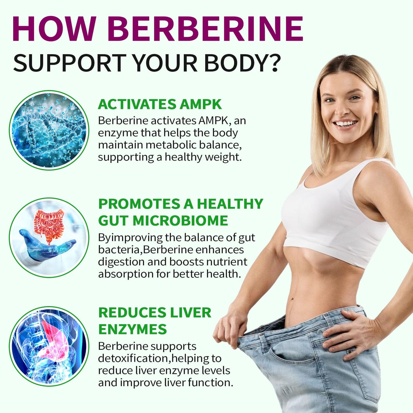 Berberine Supplement High Strength Liquid Drops 60ml โ 100% Absorption