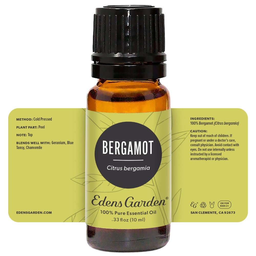 Edens Garden Bergamot Essential Oil โ 100% Pure, Premium Grade, 10 ml