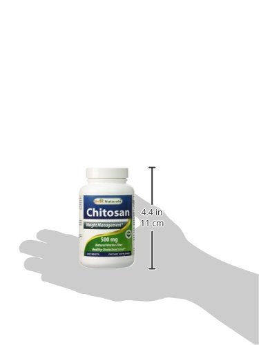 Best Naturals Chitosan 500 mg โ 120 Tablets | Non-GMO & Gluten Free