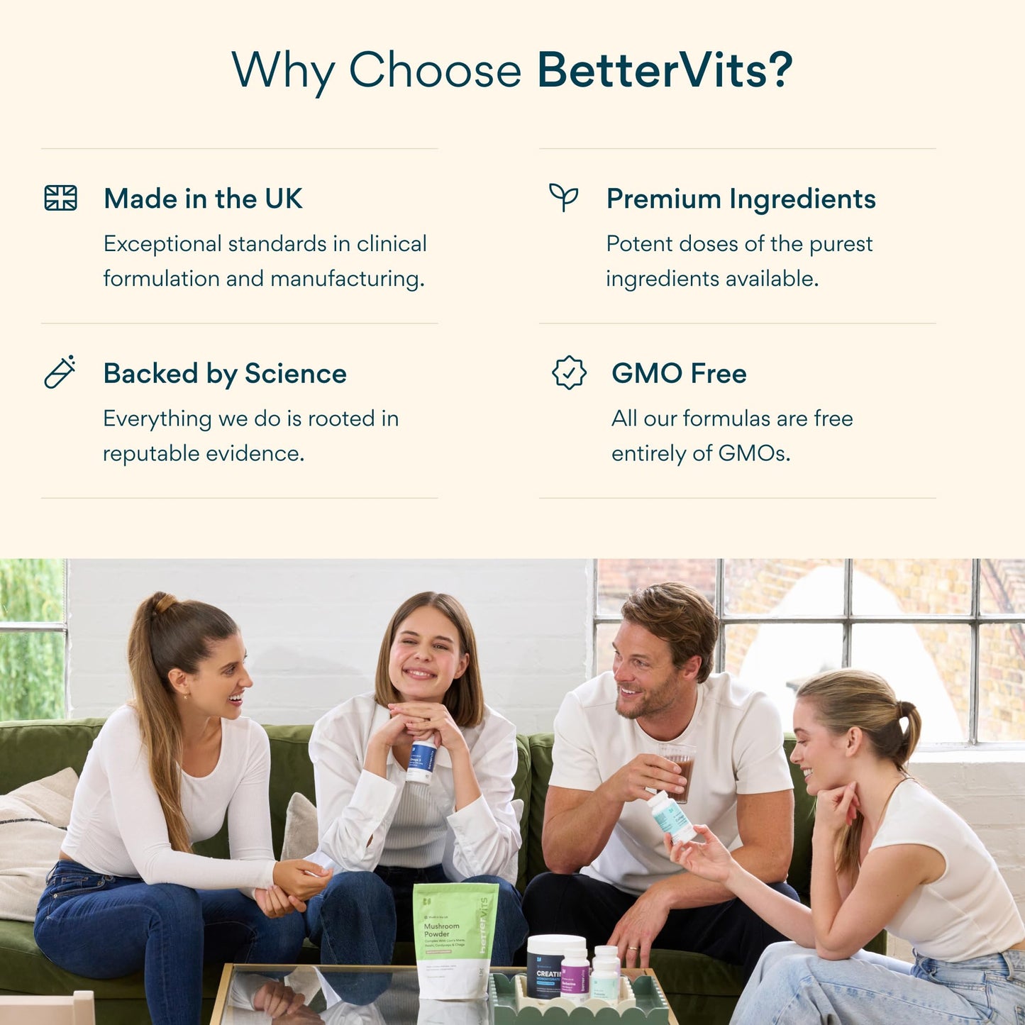 Bettervits Odorless Garlic 1000mg | High Potency Allicin | Vegan 30 Capsules