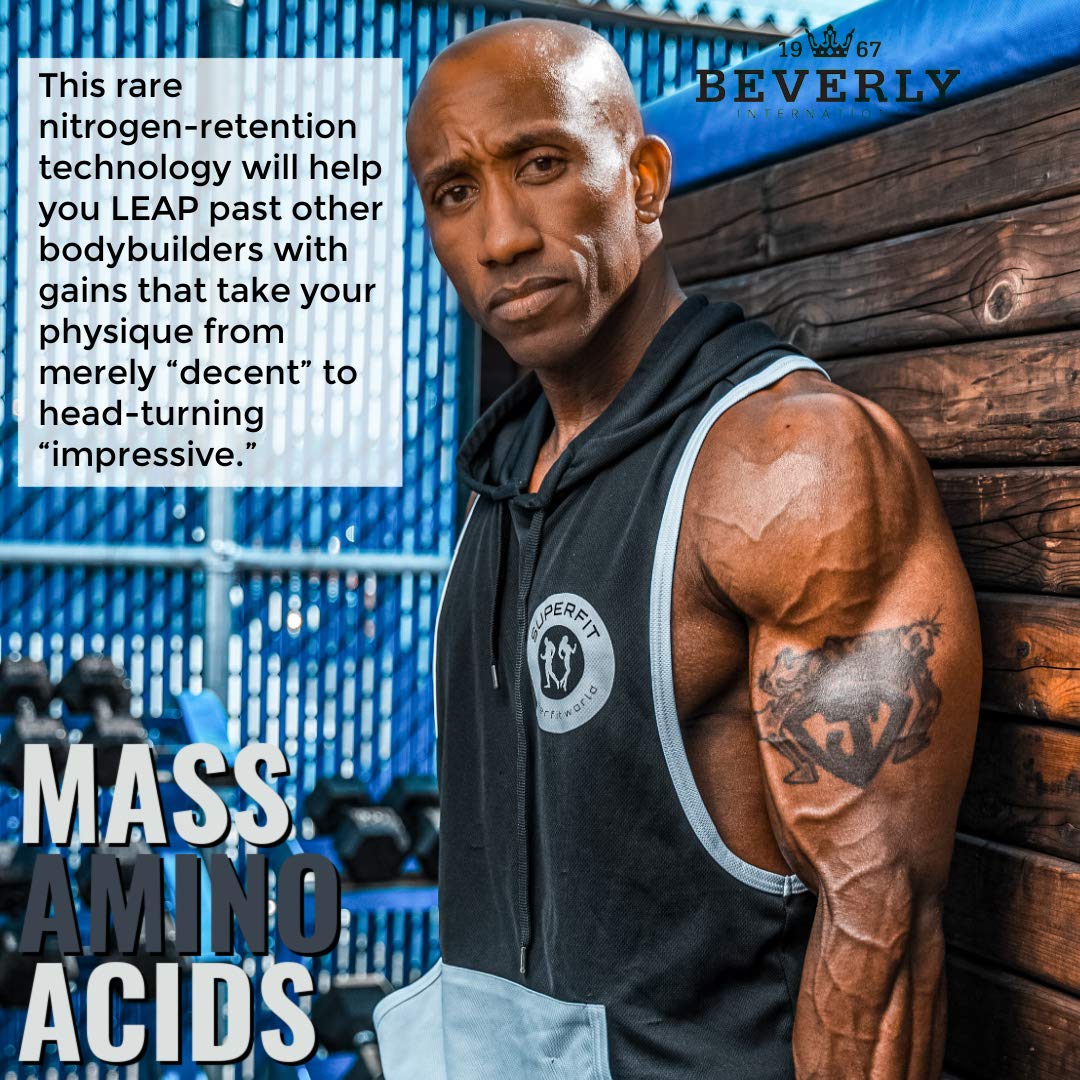 Beverly International Mass Amino Acids, 500 Tabs โ Pre- & Post-Workout Support for Muscle Recovery & Repair | Complete Amino Acid Profile