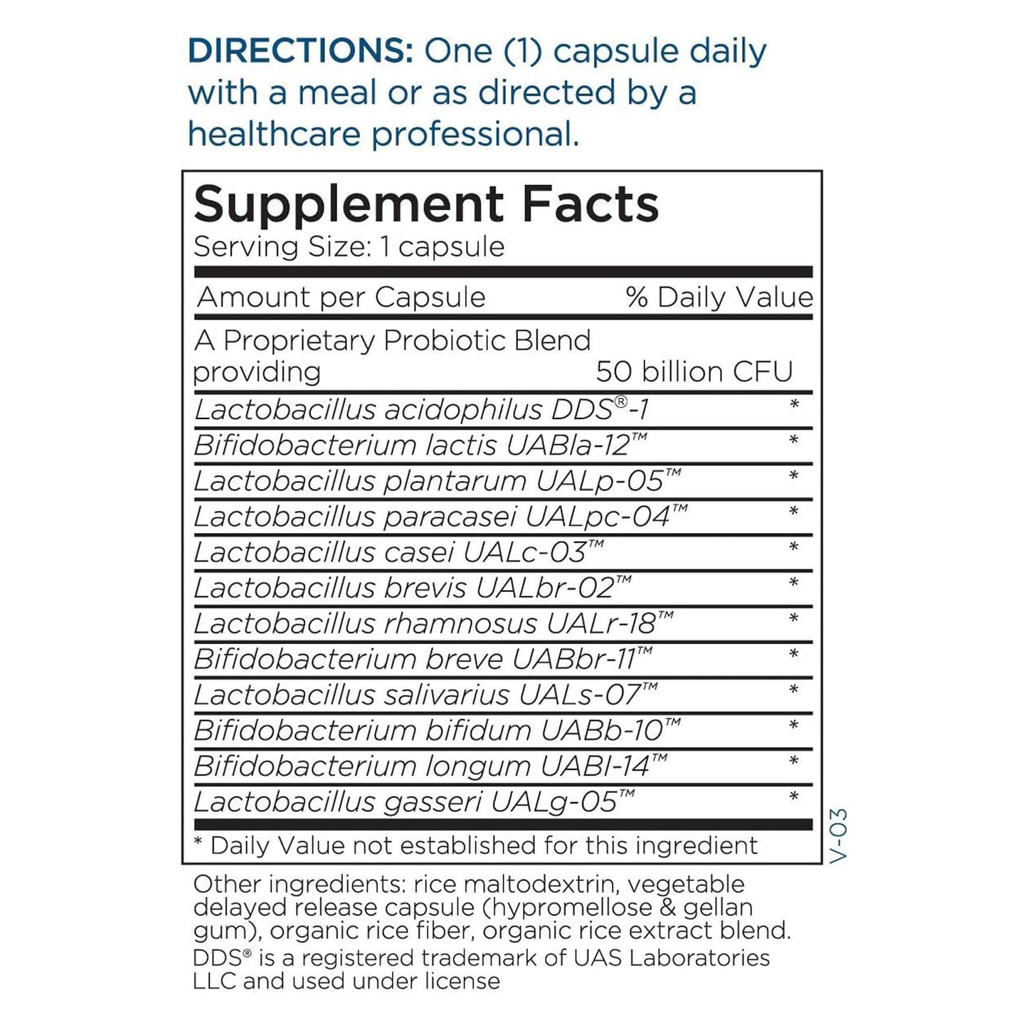 BioMaintenance Shelf-Stable Probiotic โ 50B CFU, 12 Strains, 60 Capsules