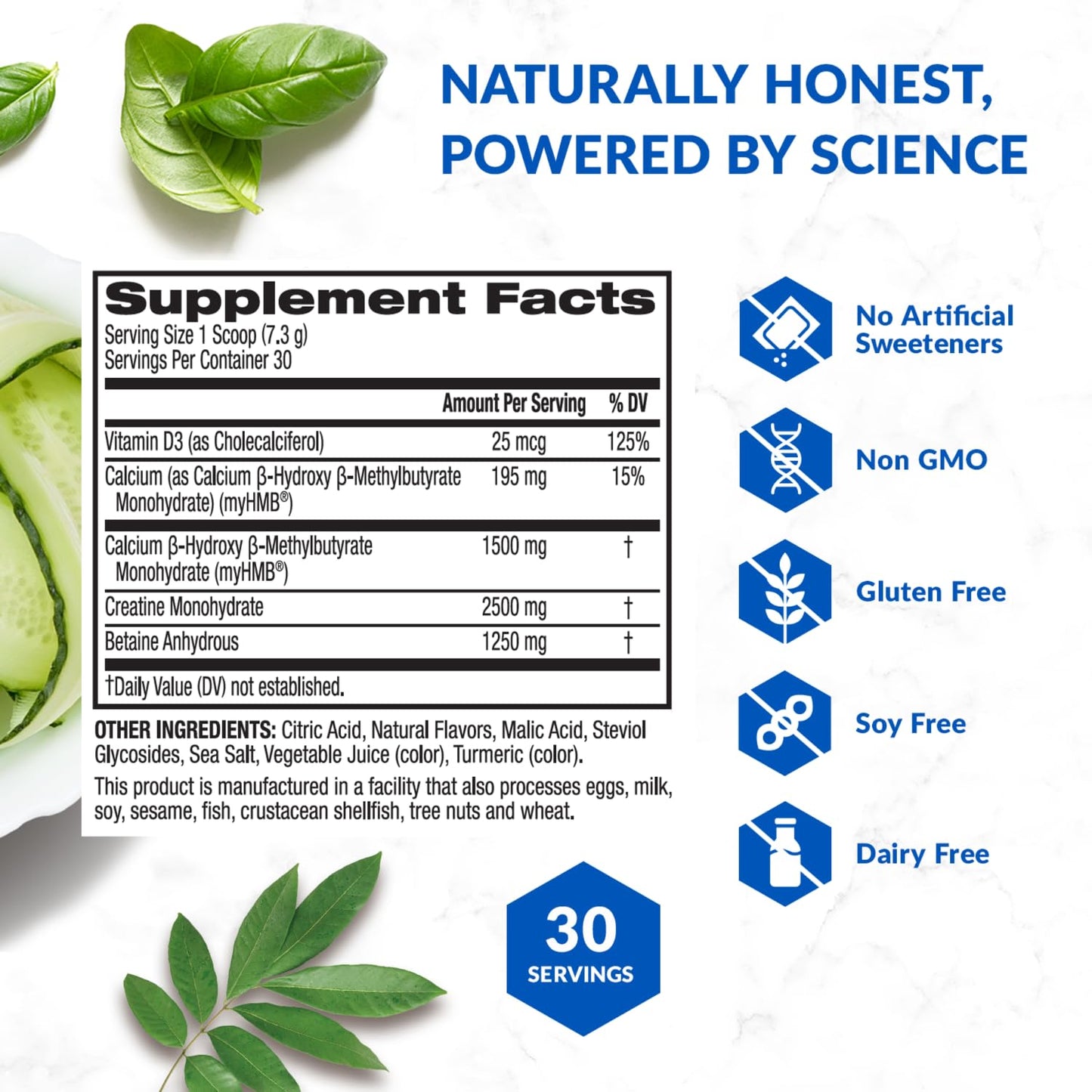 BioTrust Ageless Muscle Builder โ Creatine HMB Powder with Vitamin D3 & Betaine | Citrus Splash