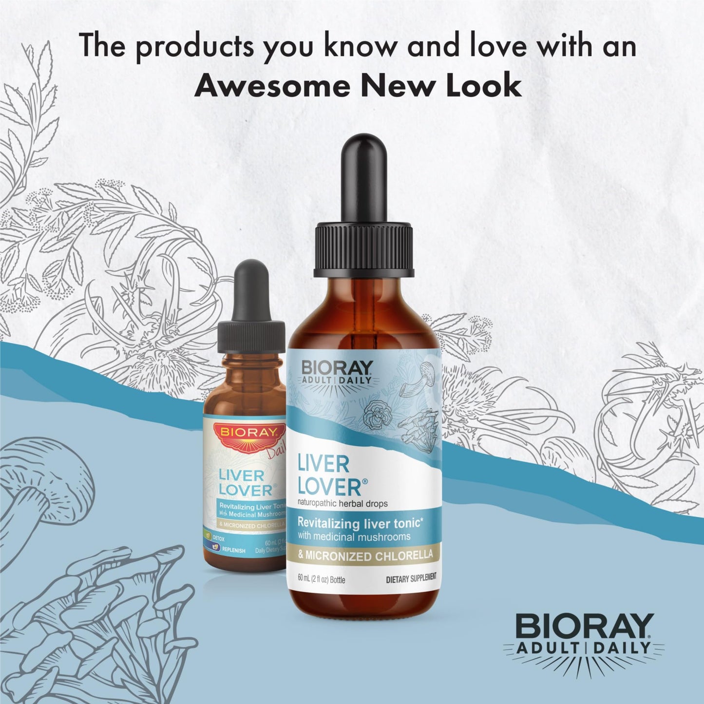BIORAY Daily Liver Lover β Liver & Adrenal Support (2 oz)