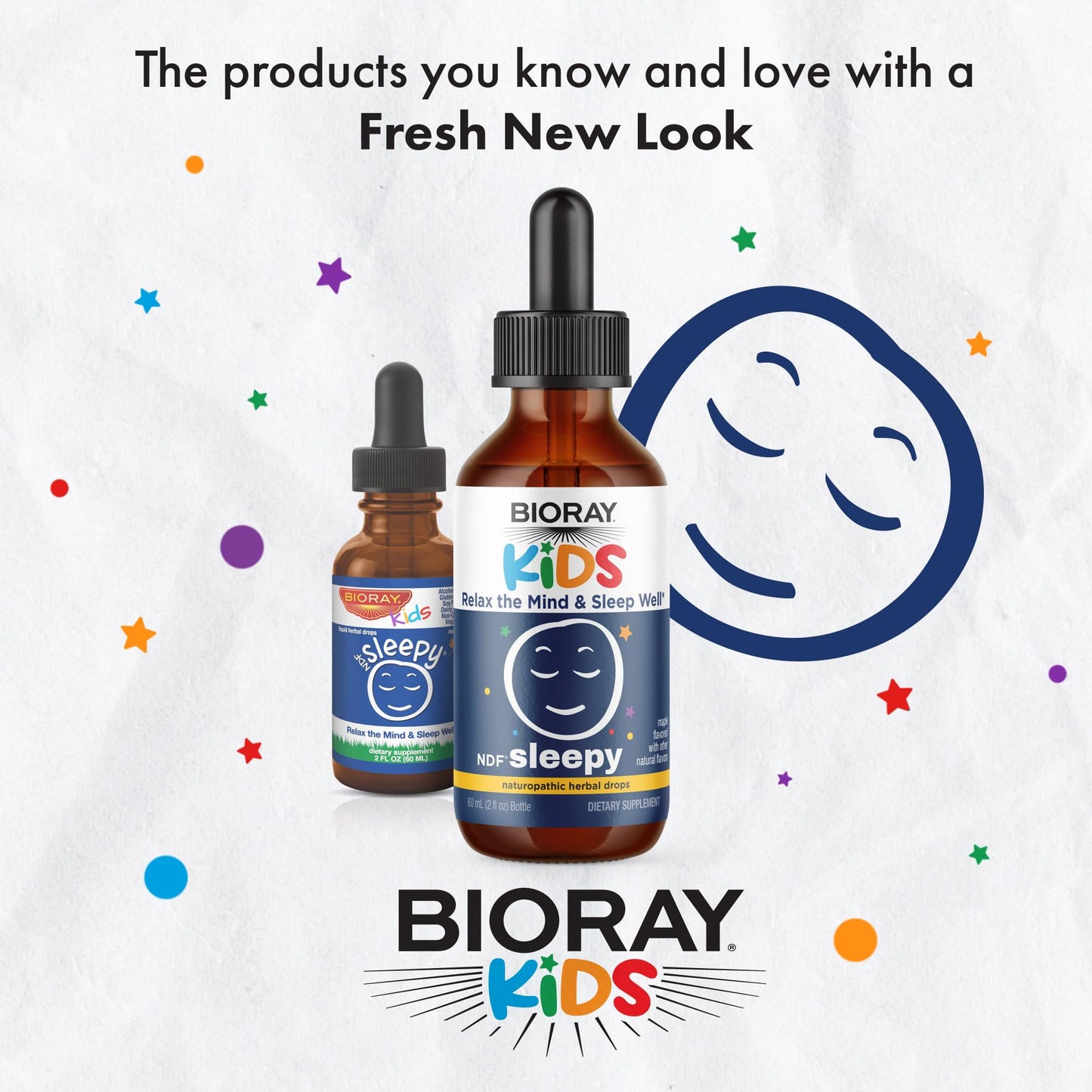 BIORAY Kids NDF Maple - 2 fl oz - Through The Night - Non-GMO, Vegan, Gluten Free - 1-2 Month Supply