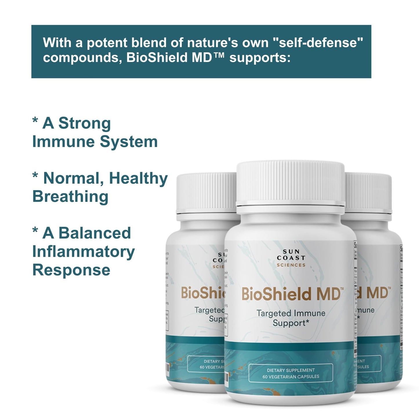 BioShield MD โ Premium Immunity Support (Vitamin C, D, Zinc) 60 Capsules