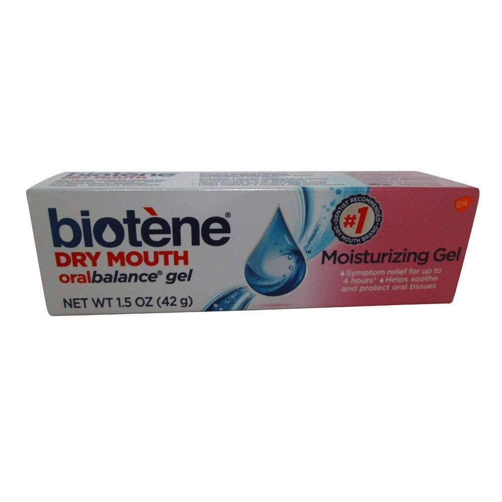 Biotene OralBalance Moisturizing Gel โ Alcohol-Free Dry Mouth Gel 1.5 oz
