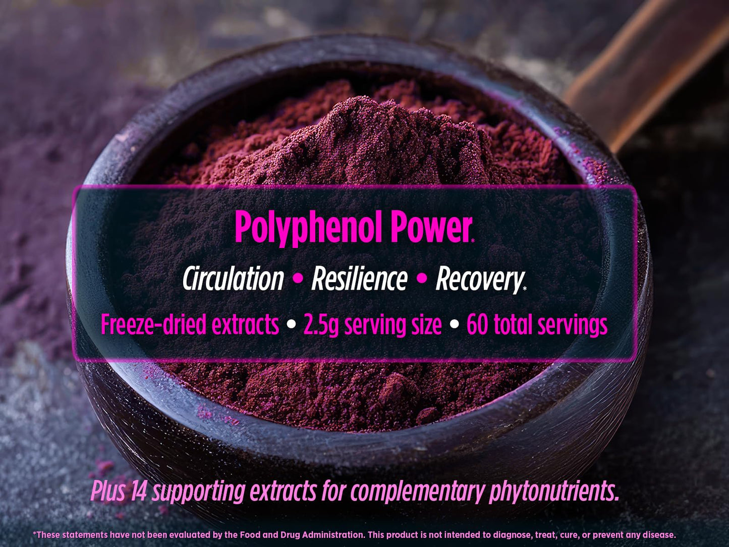 Biotest Superfood Berry-Dense Polyphenols โ Blueberry, Raspberry, Strawberry & Maqui (30 Servings)