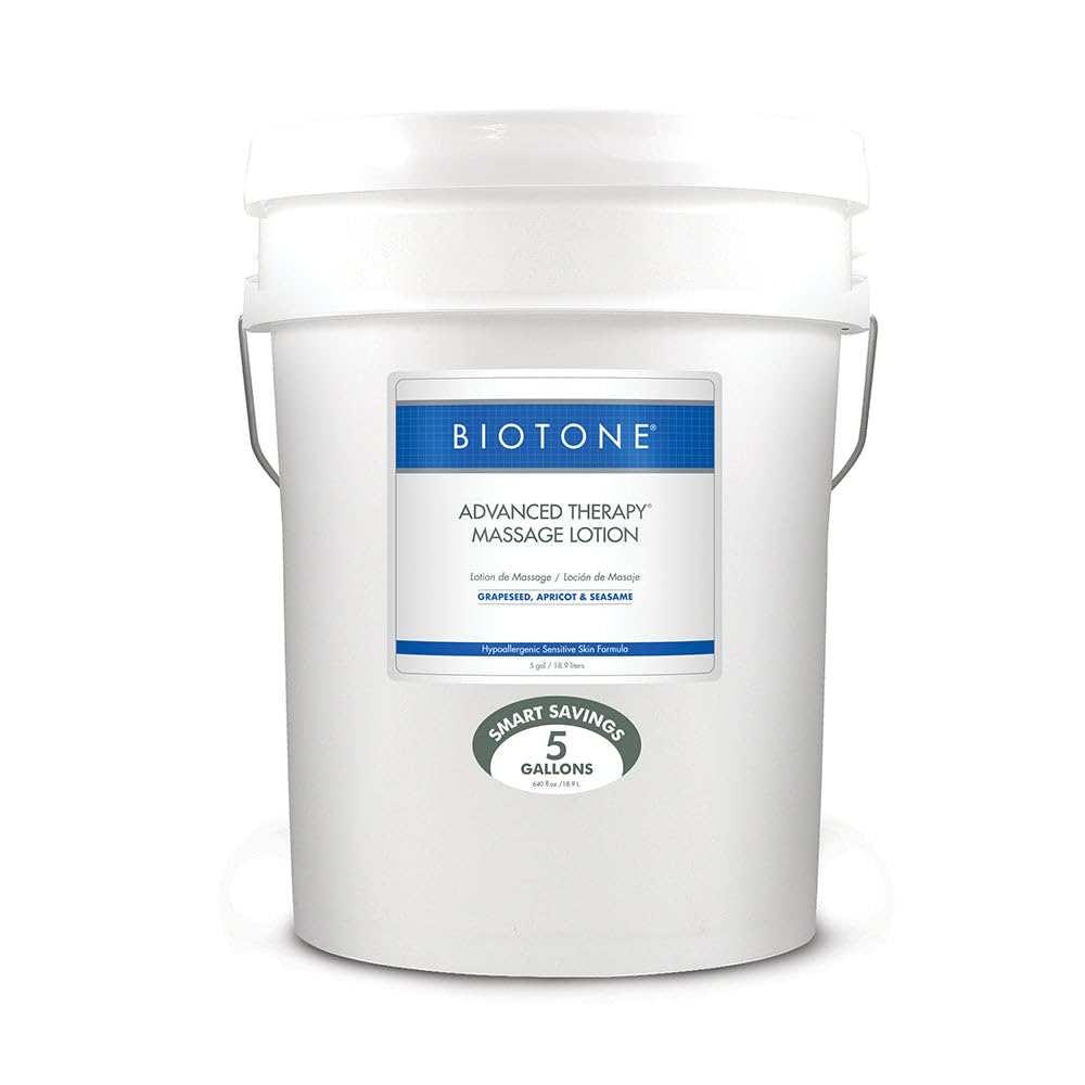 Biotone Advanced Therapy Lotion 5 Gallon โ Hypoallergenic Massage Lotion