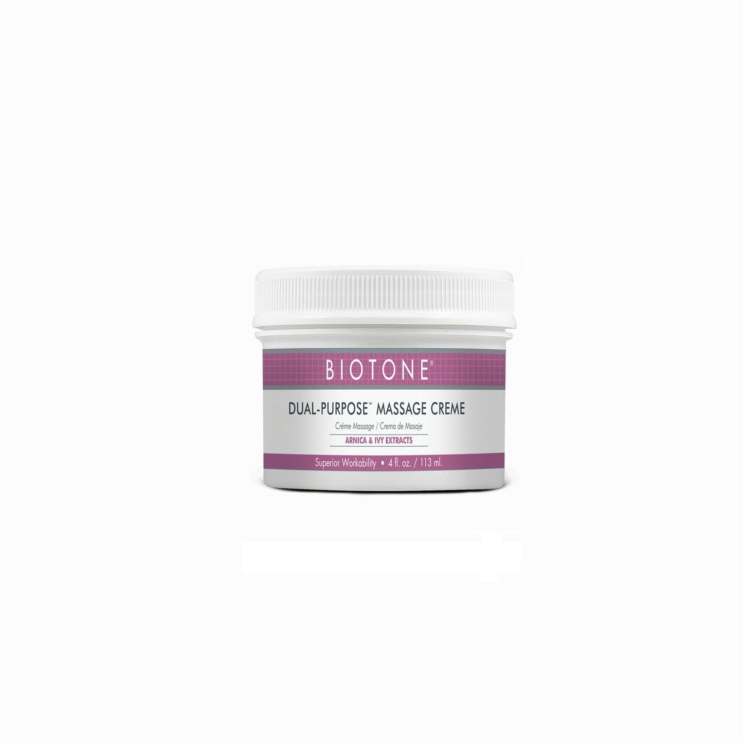 Biotone Dual Purpose Massage Creme โ 4 Ounce | Oil & Lotion Hybrid