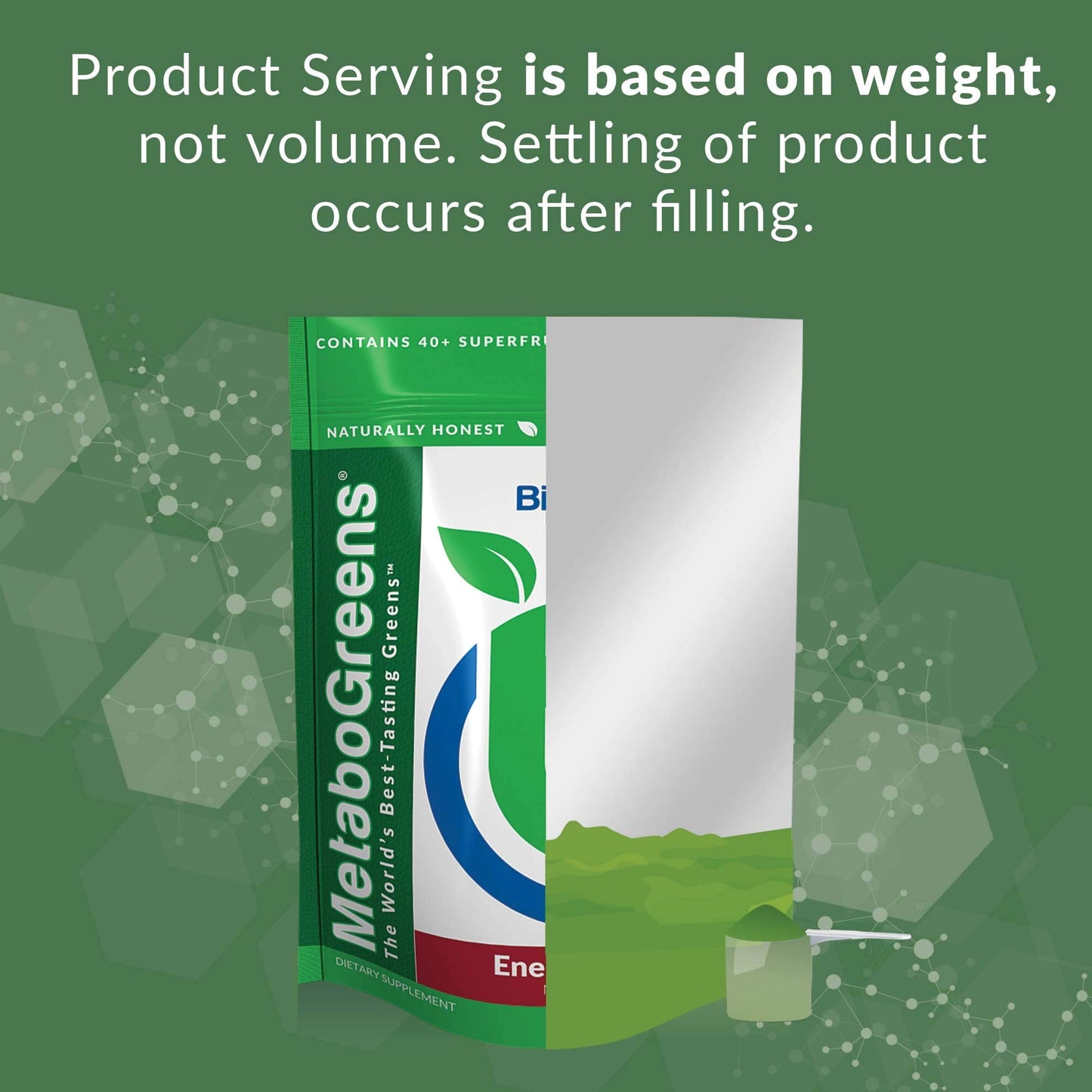 BioTrust Metabo Greens Superfood Powder โ Berry Flavor, 30 Servings