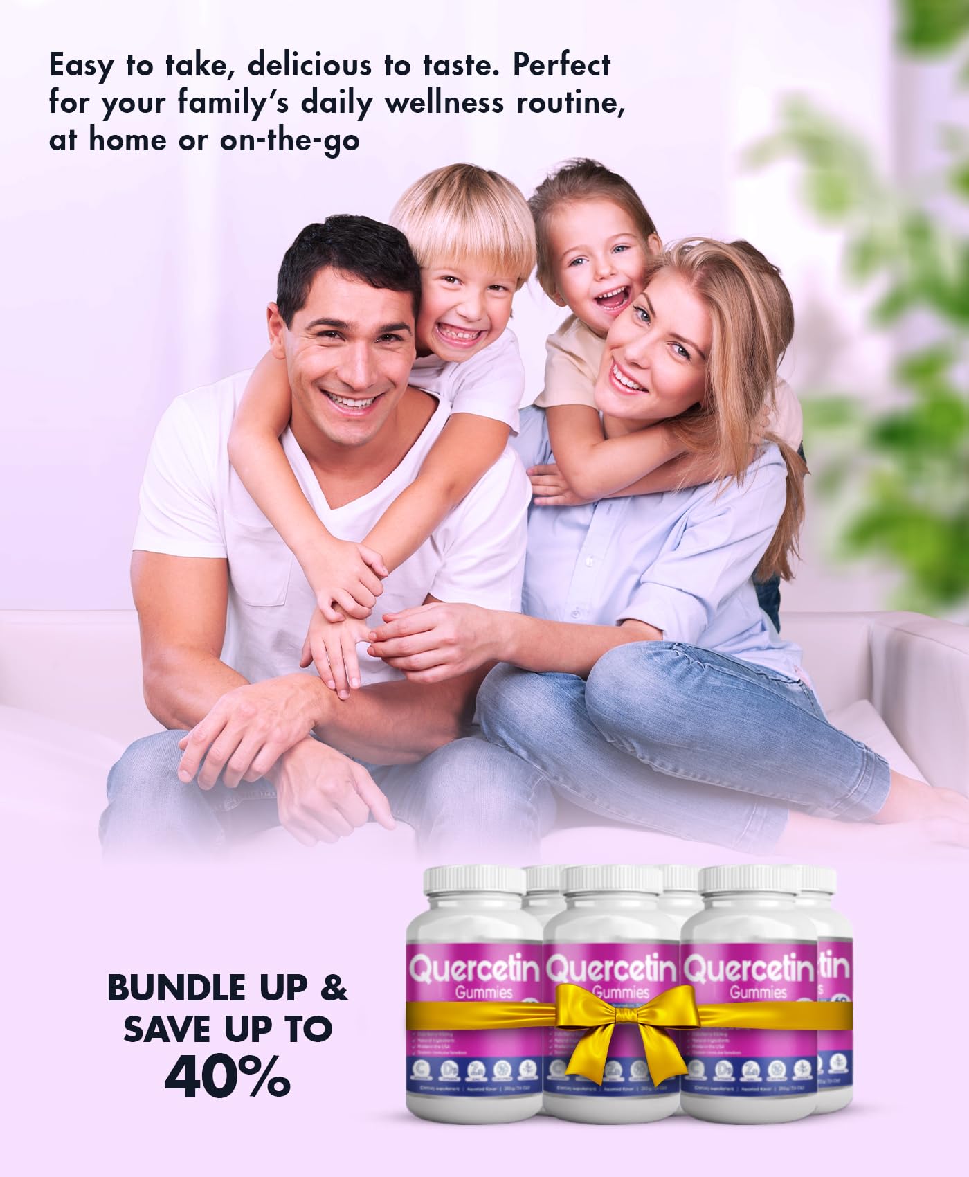 BioVitalica Quercetin Gummies 2-Pack β Immune Support with Quercetin, Zinc & Vitamin C