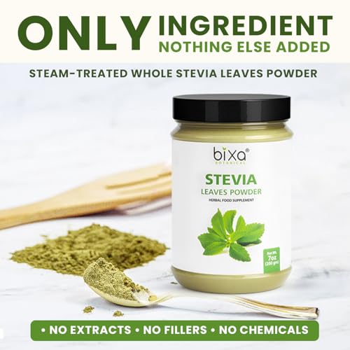 Bixa Botanical Stevia Powder โ 200 g | Gluten Free, Non-GMO, Vegan