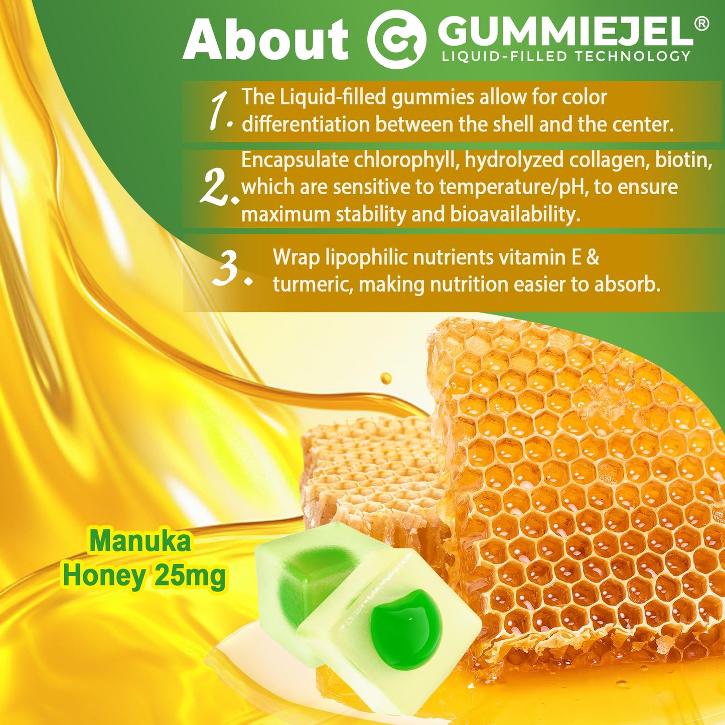 Black Seed Oil Gummies with Chlorophyll and Sea Moss โ 500mg