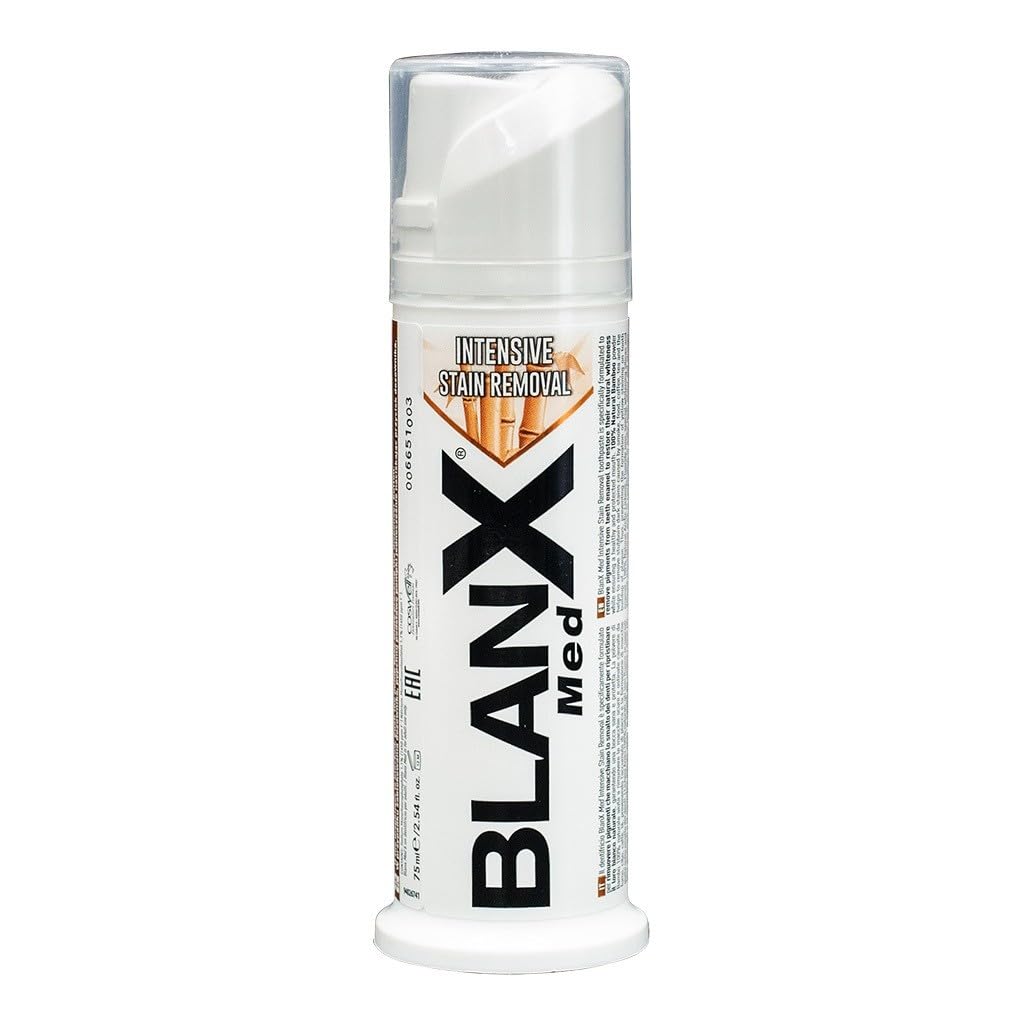 BlanX Non Abrasive Stain Removal Toothpaste 75 ml โ Gentle Whitening