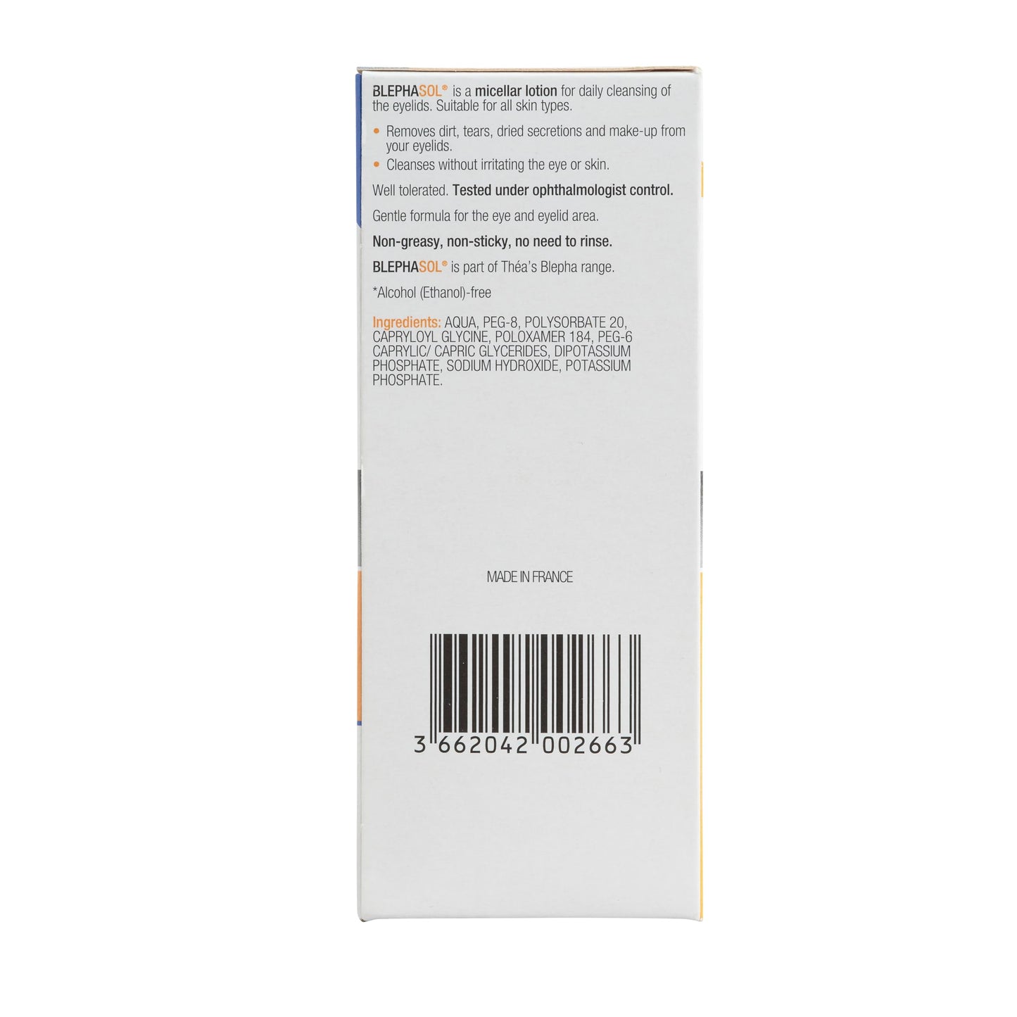 Blephasol Duo 100ml Eyelid Cleansing Micellar Lotion โ 100 Pads | Preservatives Free | For Sensitive Eyes