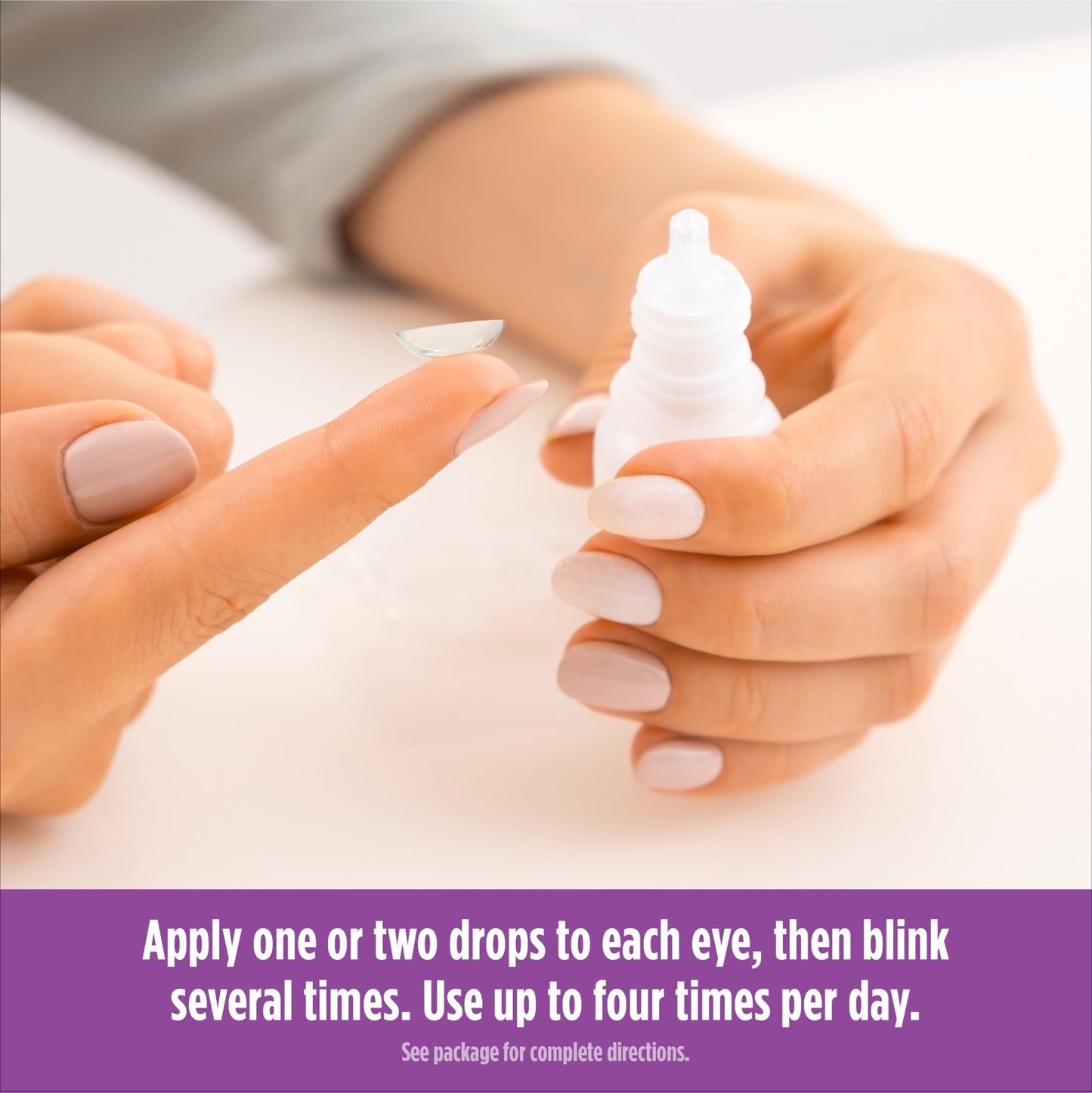 Blink-N-Clean Contact Lens Drops โ Rewetting & Cleaning for Soft & RGP Lenses 0.5 oz