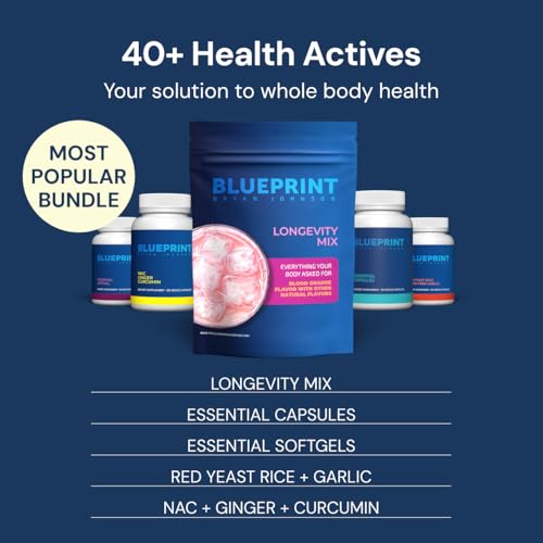 Blueprint Bryan Johnson Essential Capsules β Daily Multivitamin & Multimineral (Vegan, Non-GMO)
