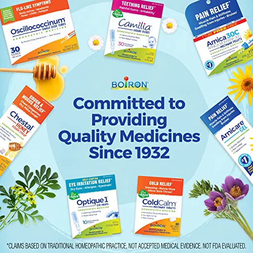 Boiron Histaminum Hydrochloricum 30C โ Homeopathic Allergy Relief Pellets (Indoor/Outdoor, Hay Fever, Hives) โ 3 Count (240 Pellets)