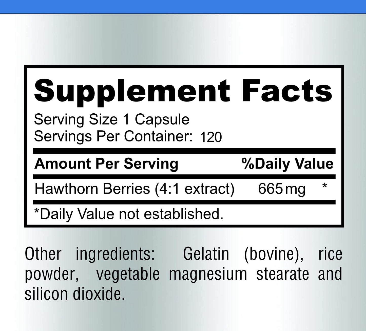 YUMMYVITE Hawthorn Berry 4:1 Extract (120 Caps) โ Immune Support